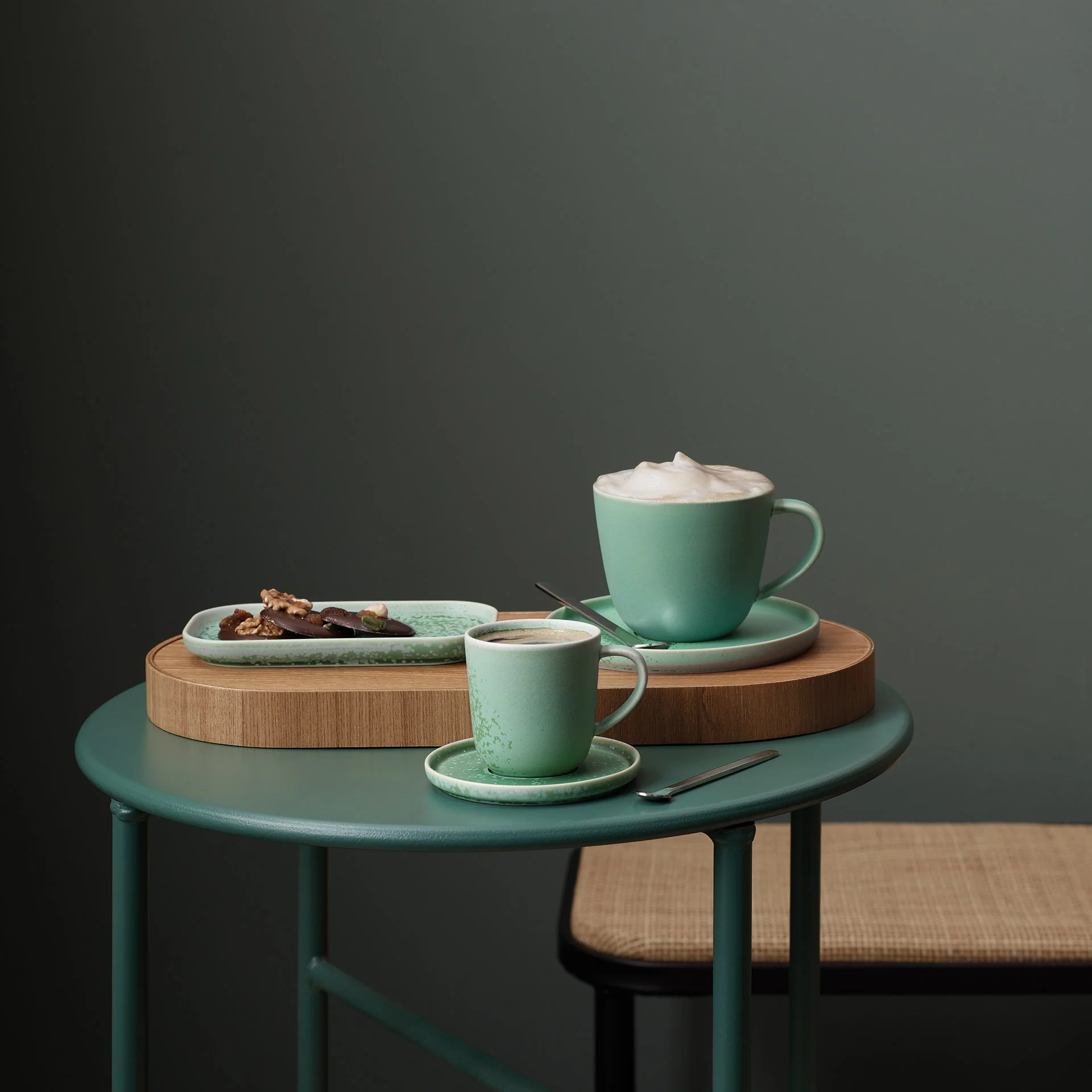 kaffeetasse mit unterteller, minto