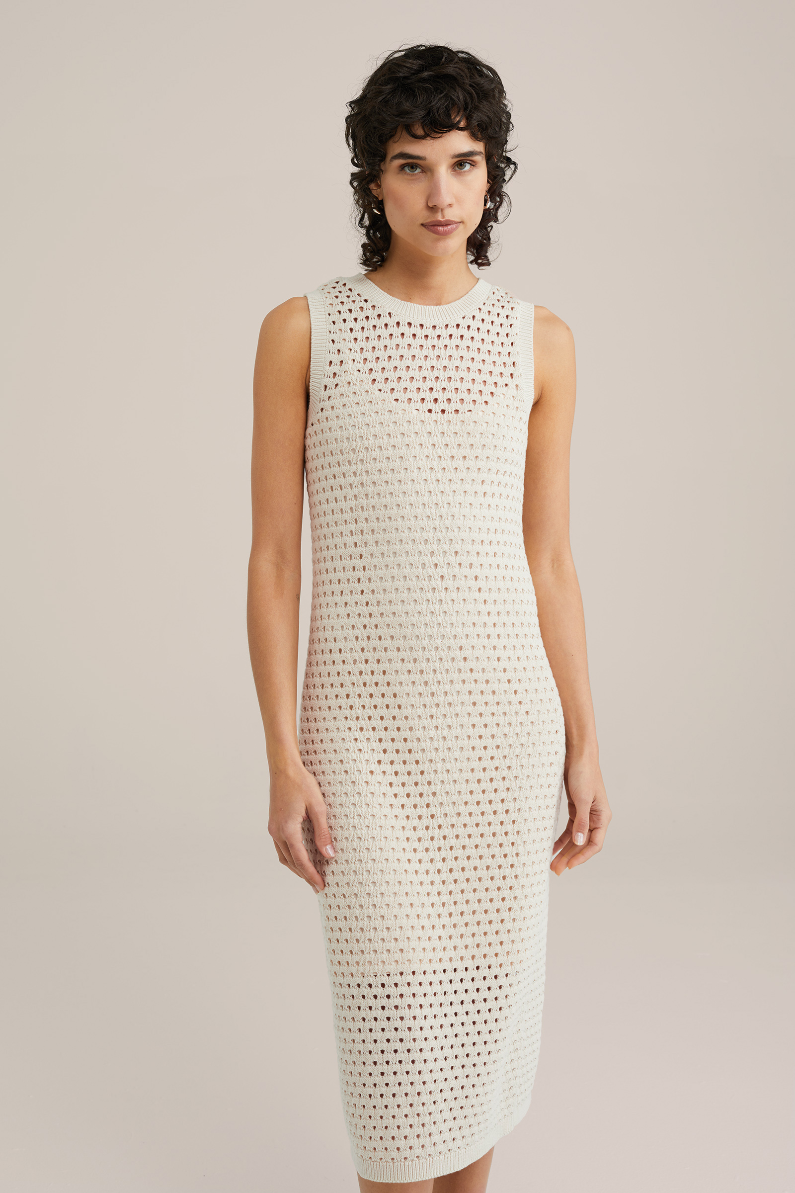 Dames Midi gehaakte jurk