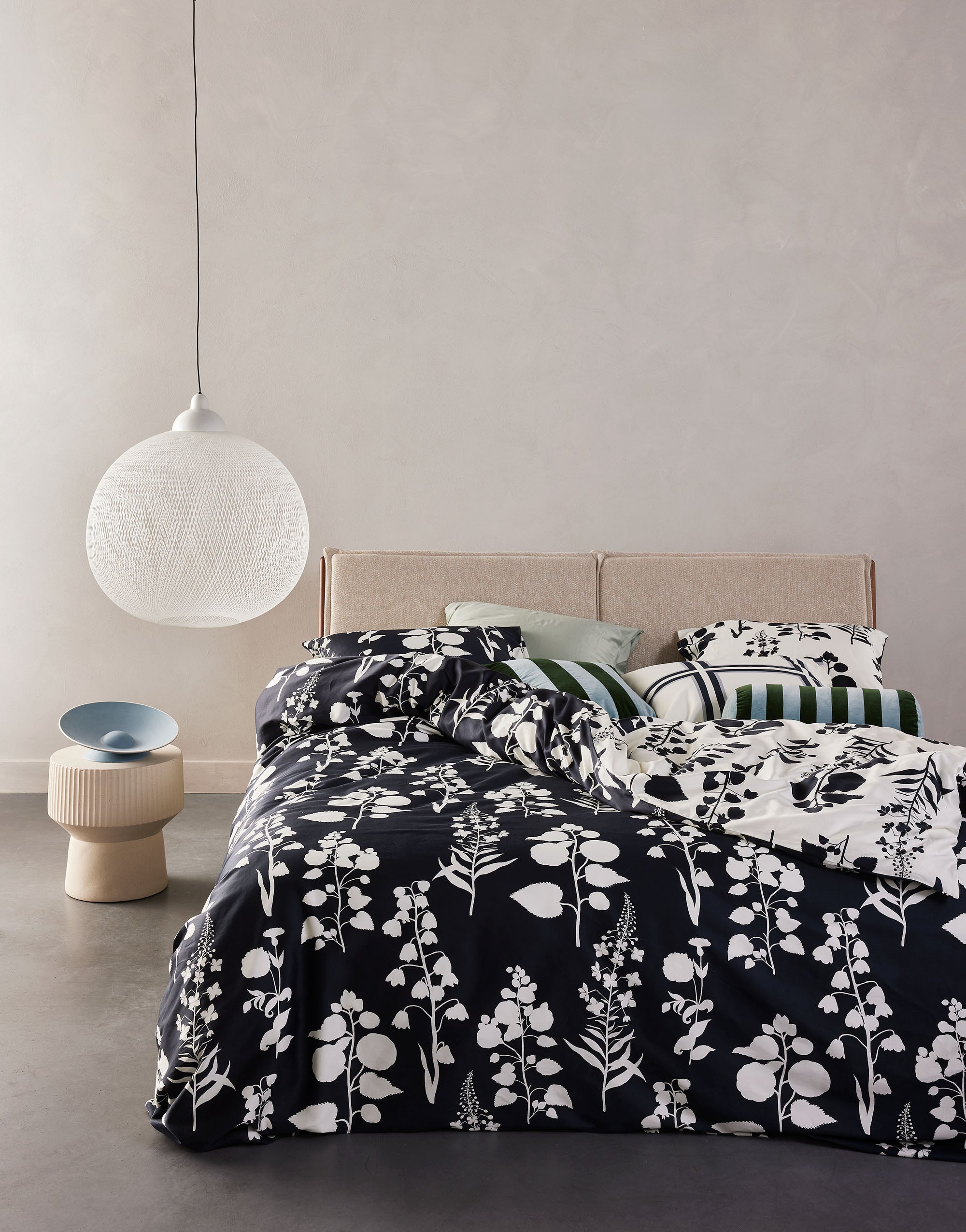 Essenza Liva Dekbedovertrek 240 x 220 220 cm - Antraciet