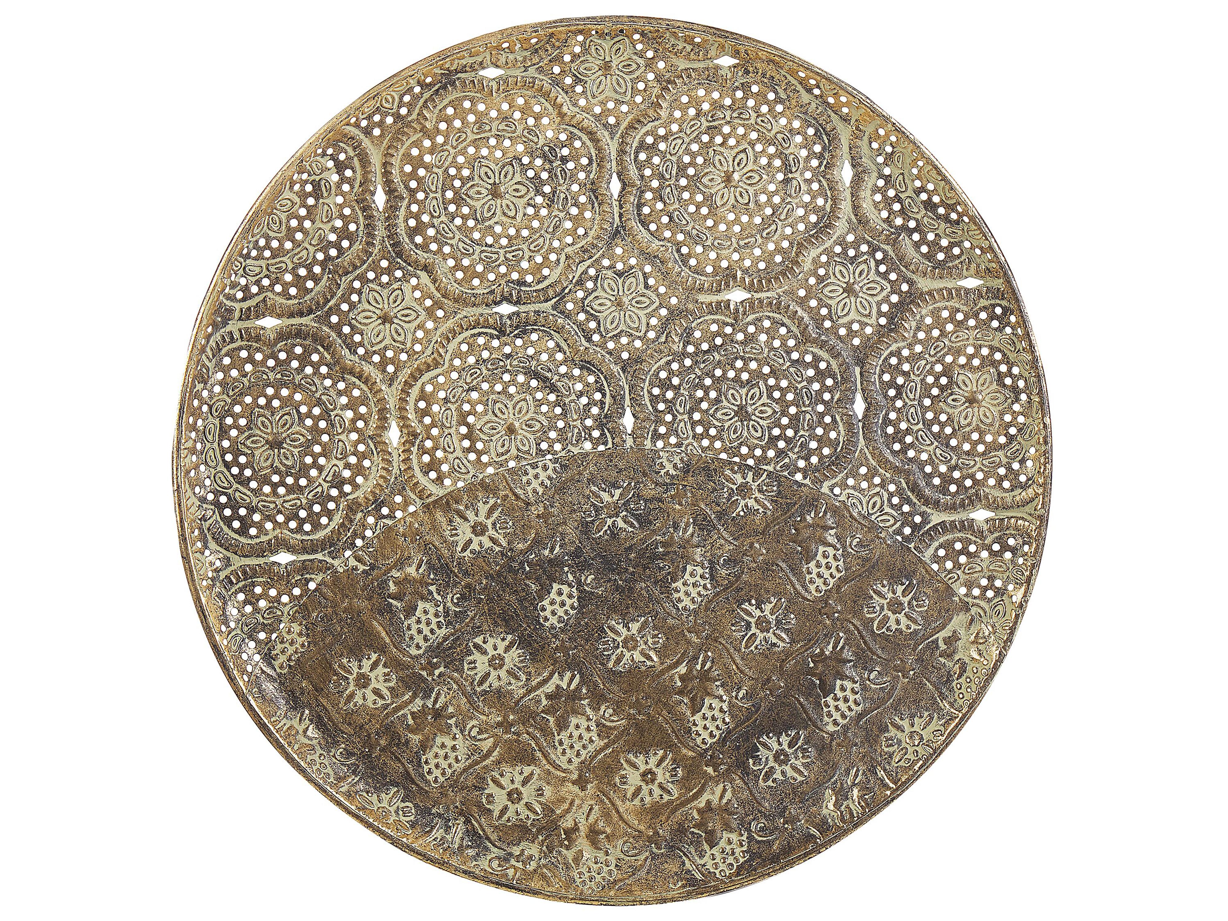 Decorative Tray KITNOS Metal Gold