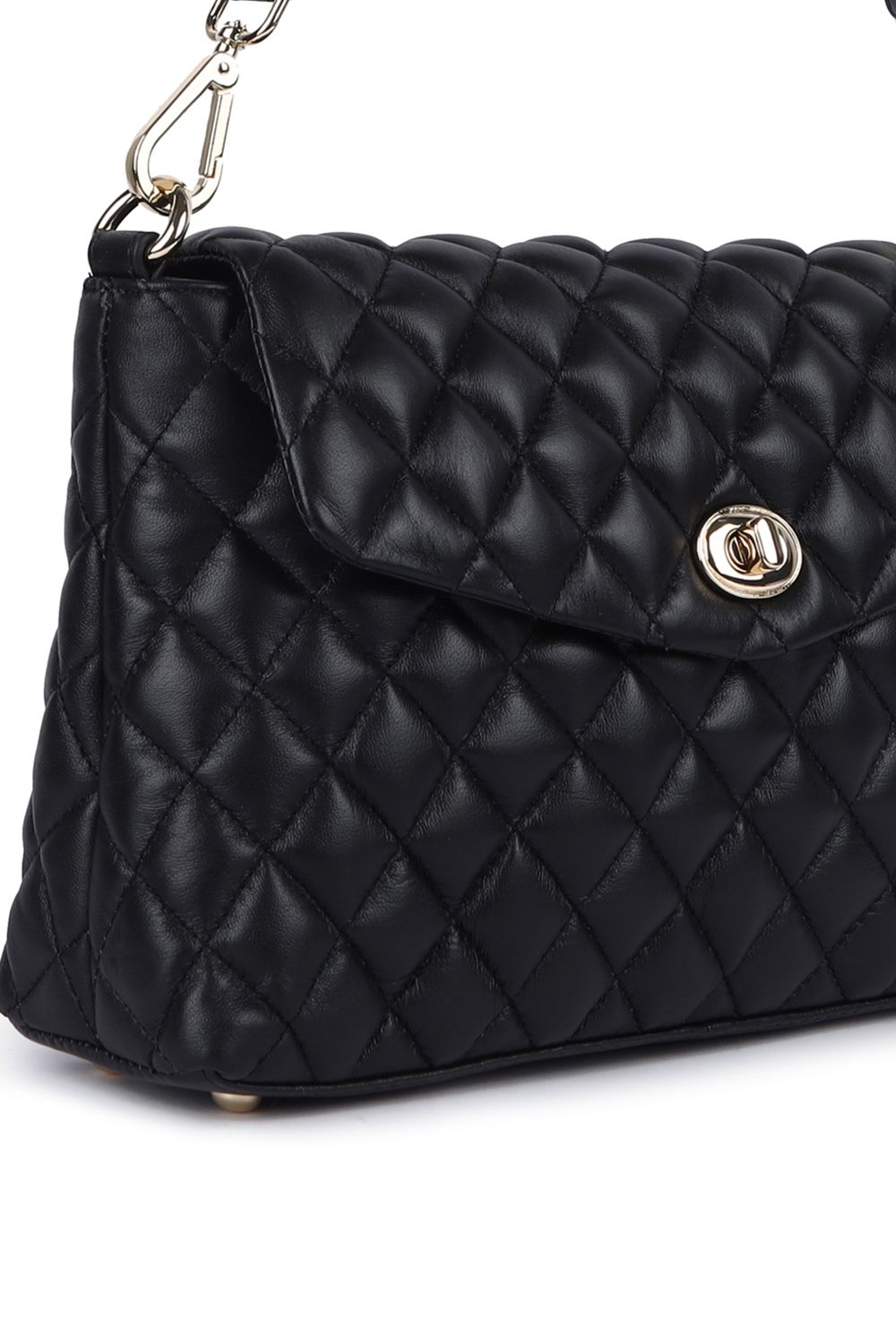 Ashwood Leather Tramonto Toscana' Real Leather Flapover Quilted Bag
