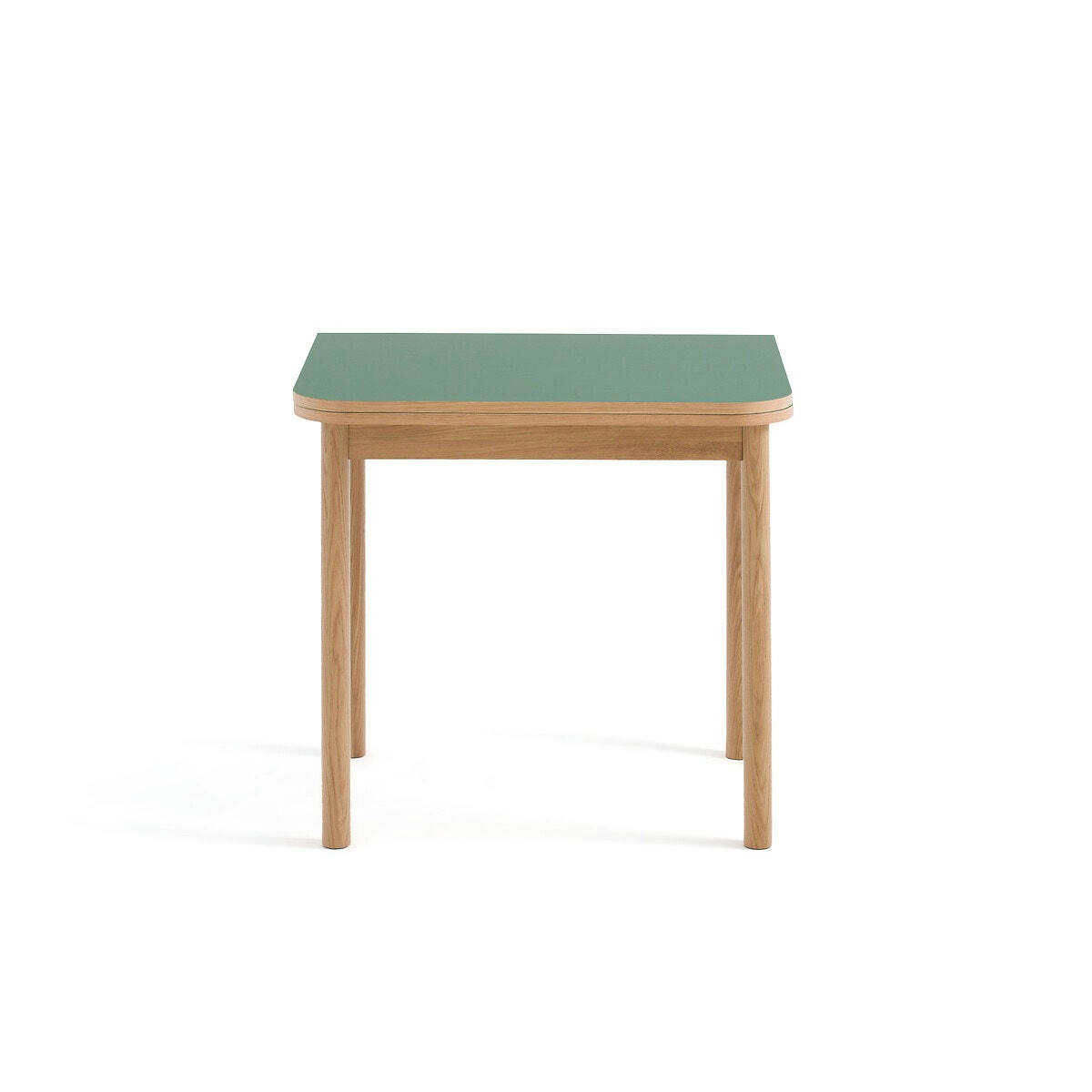Table extensible plaqué chêne et Formica, Quillan