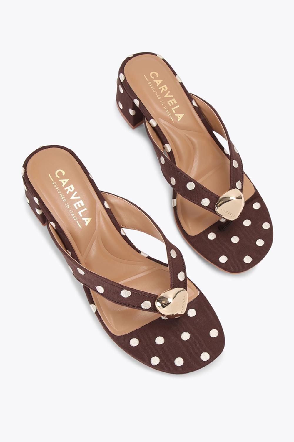 Carvela Sorano Sandal Polka' Fabric Sandals