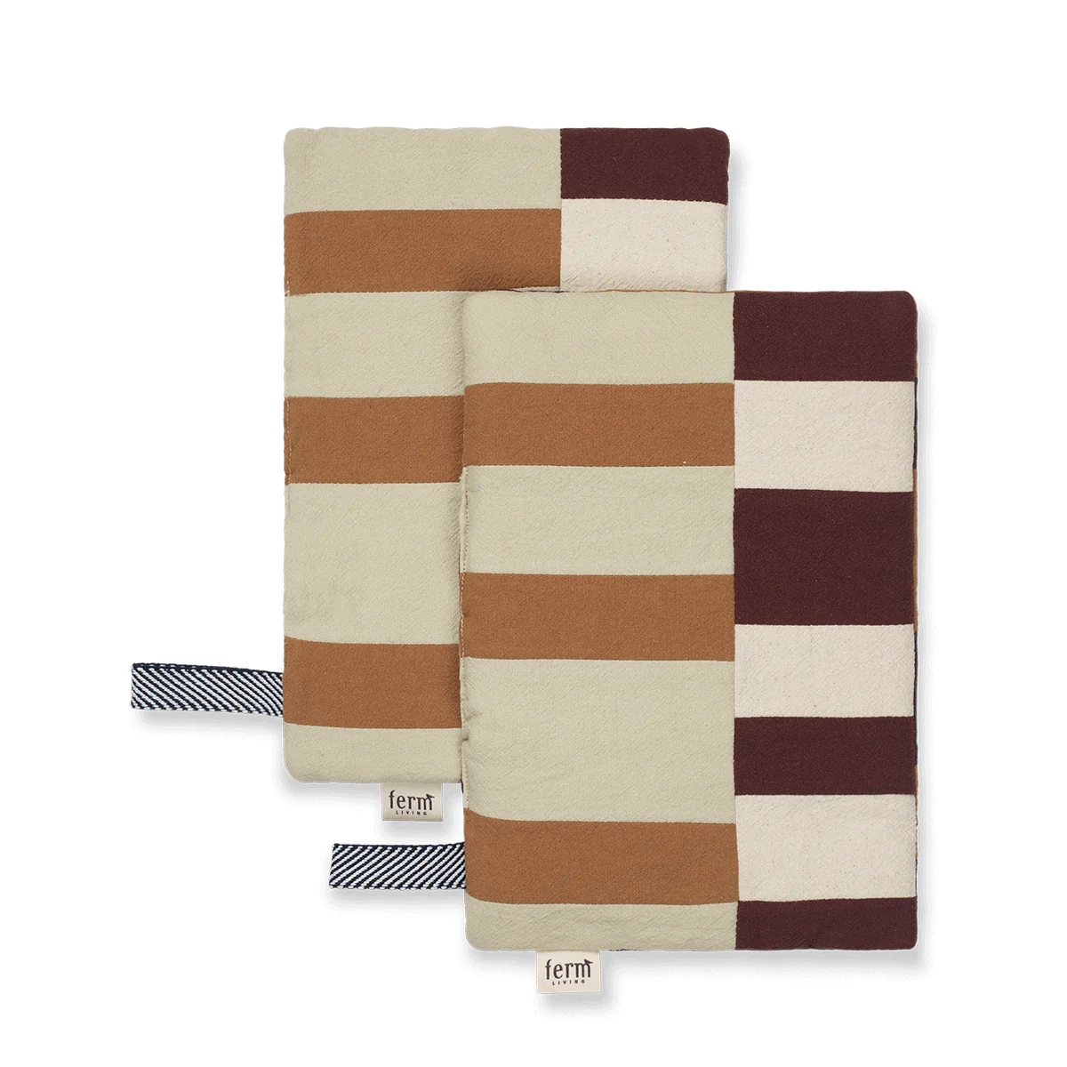 Ferm Living - Secto Topflappen, patchwork (2er-Set)