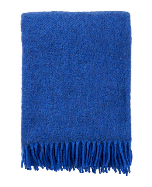 Klippan 100% wollen deken - Gotland - blue- 130x200cm
