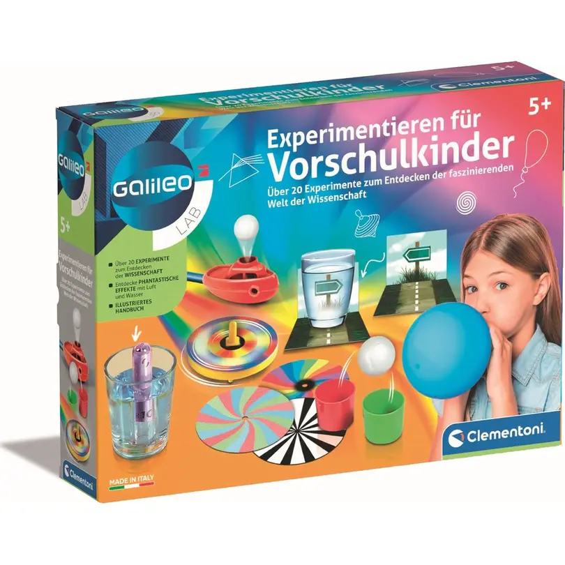 Spielset Experimentieren für Vorschulkinder