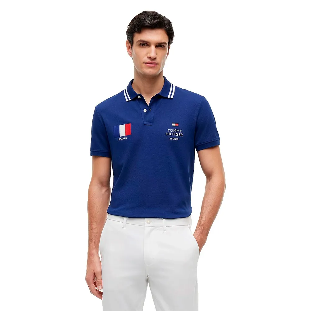 Tommy Hilfiger Standard Country France Regular Fit short sleeve polo