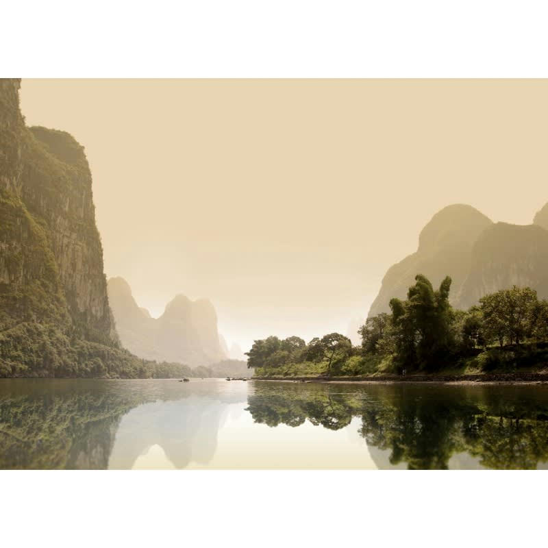 LI RIVER - Tableau sur toile Li river 100x140cm