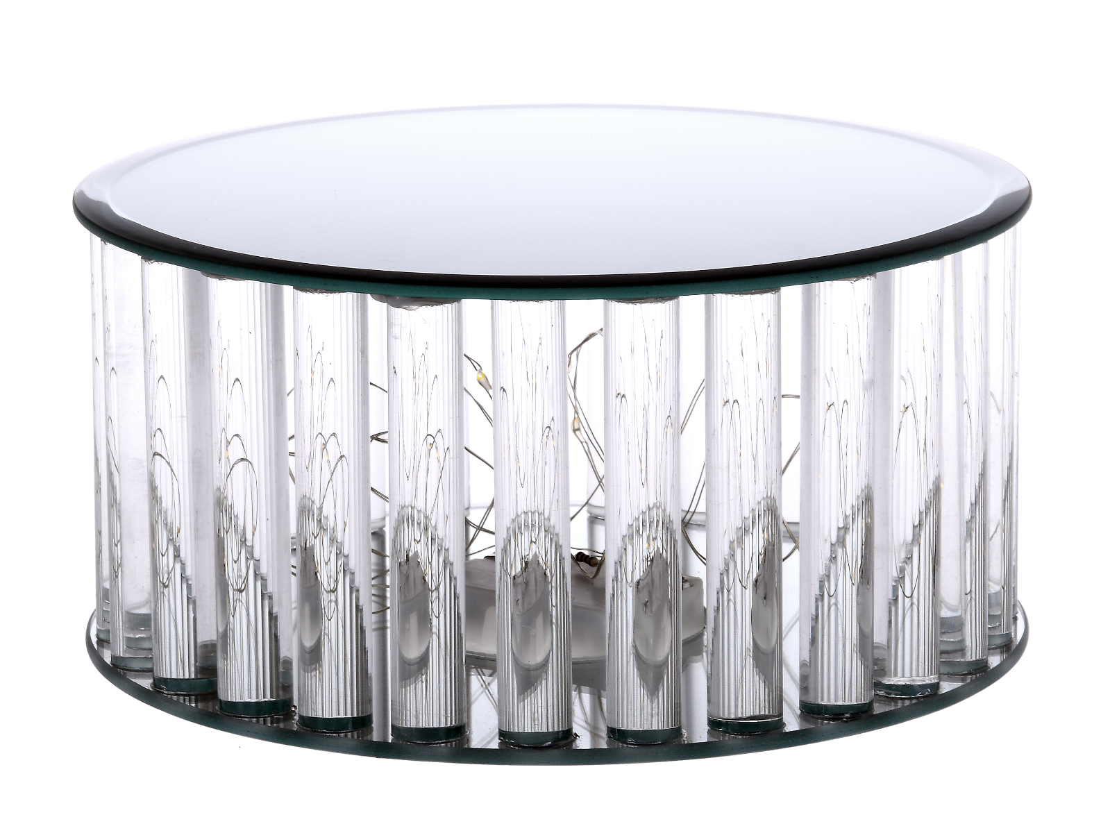 Podstawa lustrzana LED 20x20x10 cm