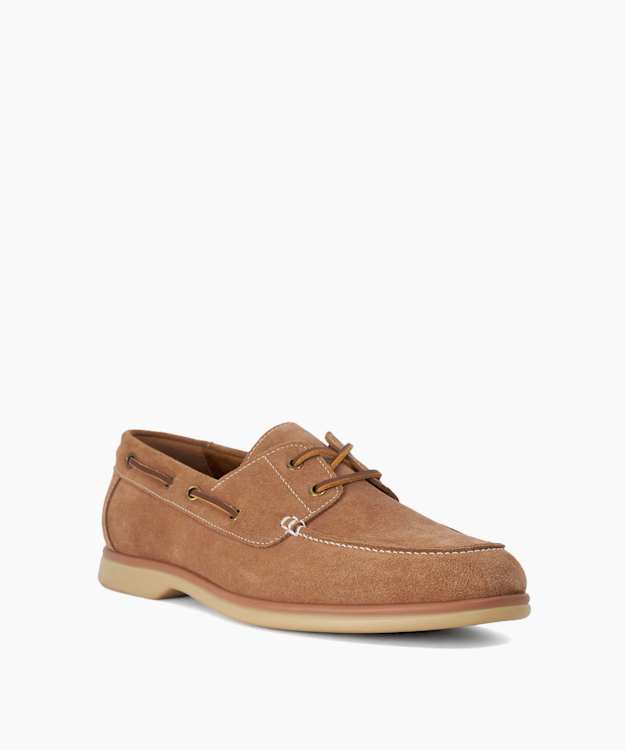 Buoy Camel - Suede Boat Shoes