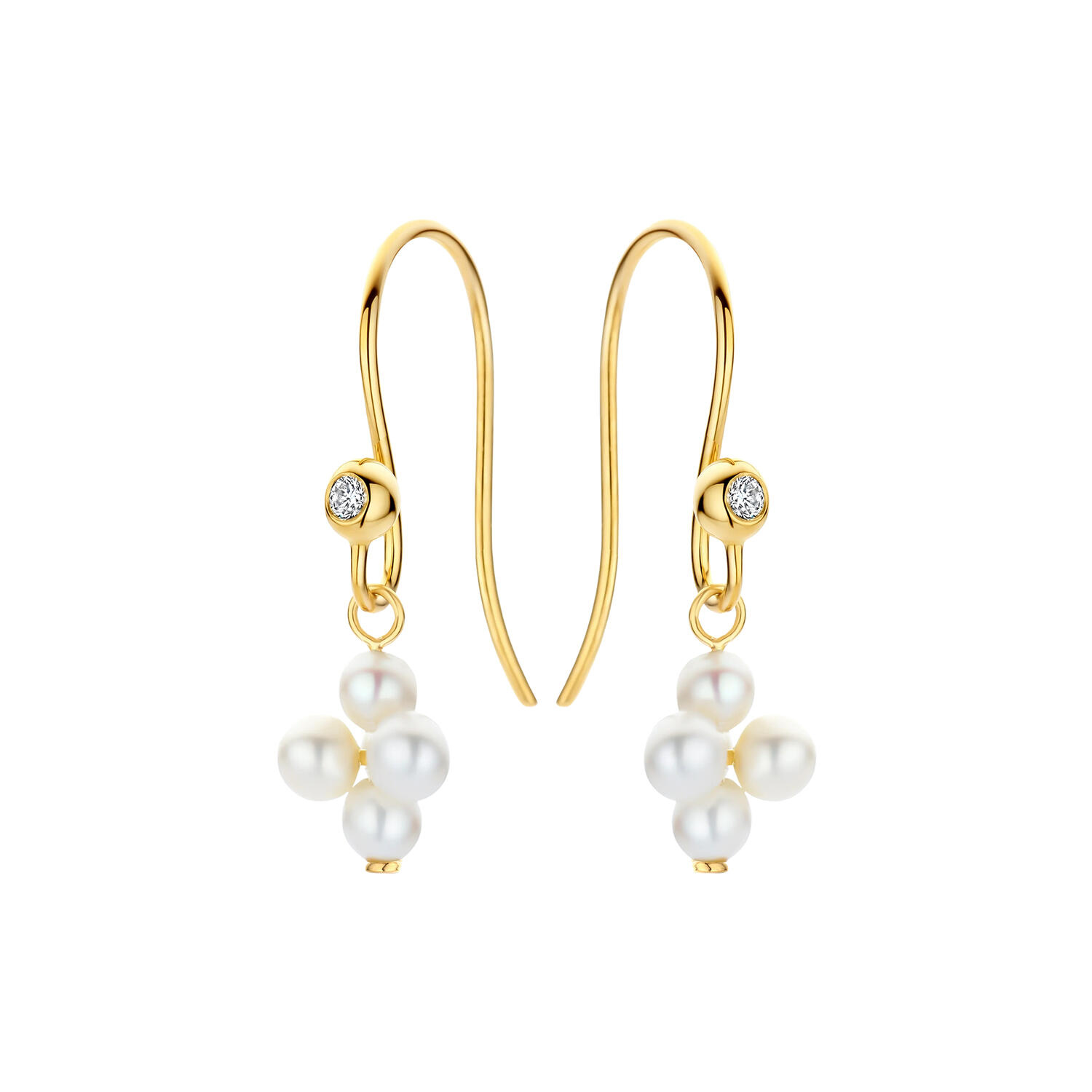 ROSALIE HANGER, guld/diamanter