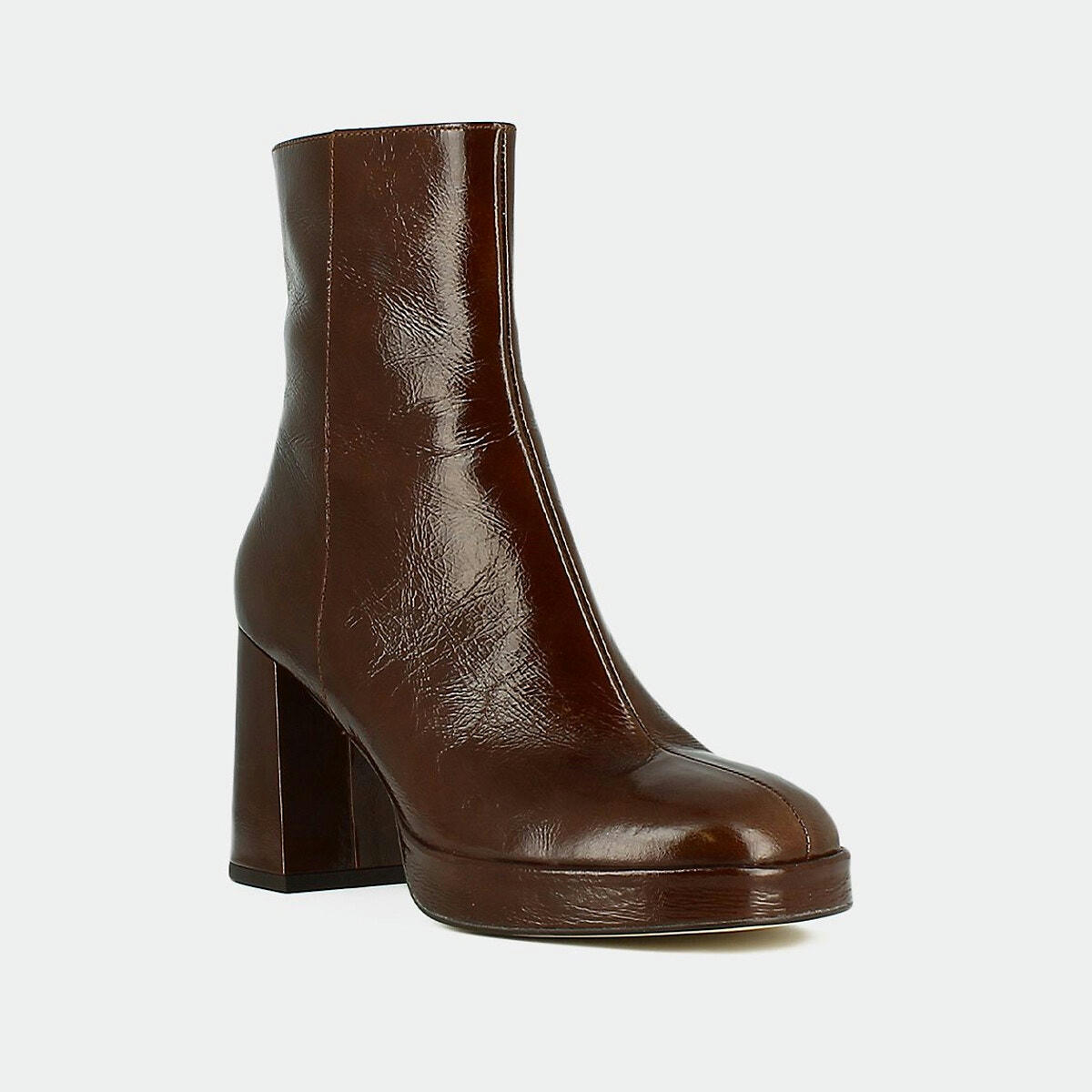 Boots Voris cuir brillant