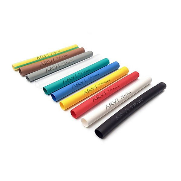 Gaine Thermorétractable - 60/30mm - Rouge - Longueur 1m - Restreint 2:1 - Paroi Fine - Arvi Tpam-60.0-vm