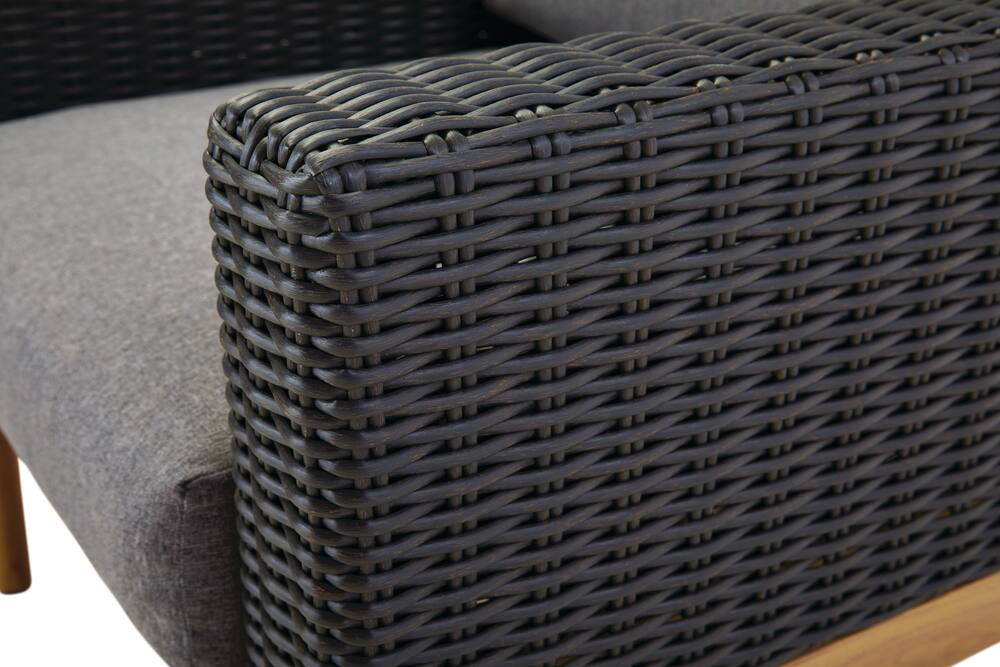 CANVAS Edenvale All-Weather Aluminum Wicker Outdoor/Patio Club Chair with UV & Water-Resistant Cushions, 2-pk