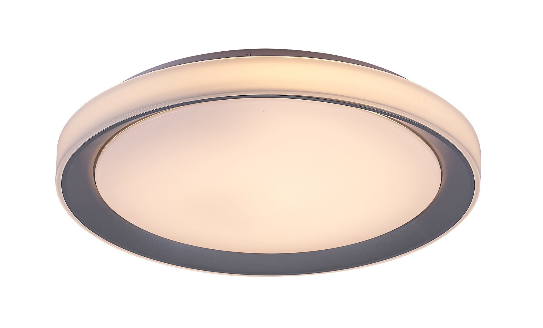 Plafon Everest z pilotem okrągły srebrny LED 1x40W 51cm 3200lm IP20 Rabalux