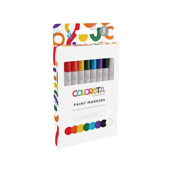 Colorista Bold Basic Paint Markers 8 Pack
