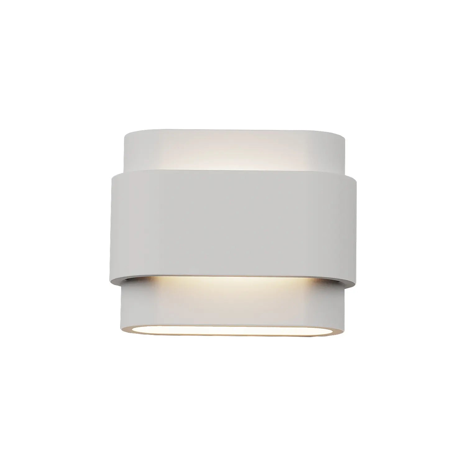 Artdelight wandlamp Metz - 2 lichts - 9 x 16  cm - wit
