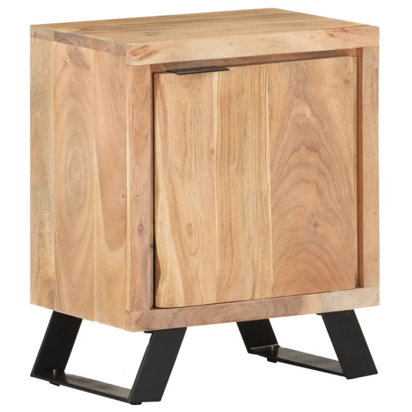 Szafka Nocna Drewniana Komoda Stolik Nocny Do Sypialni 40x30x50 cm