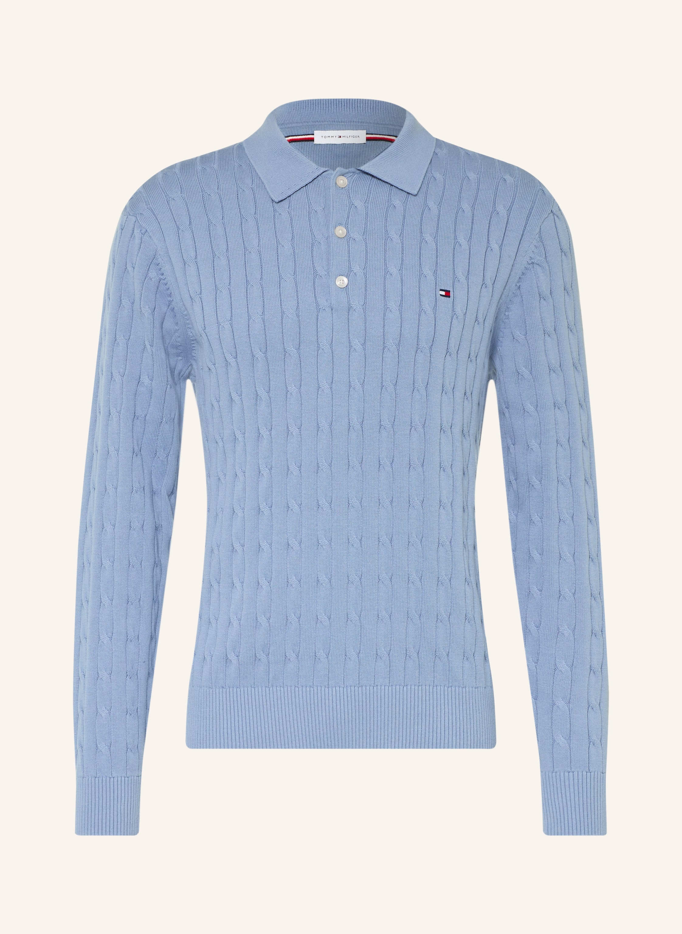 TOMMY HILFIGER Strick-Poloshirt