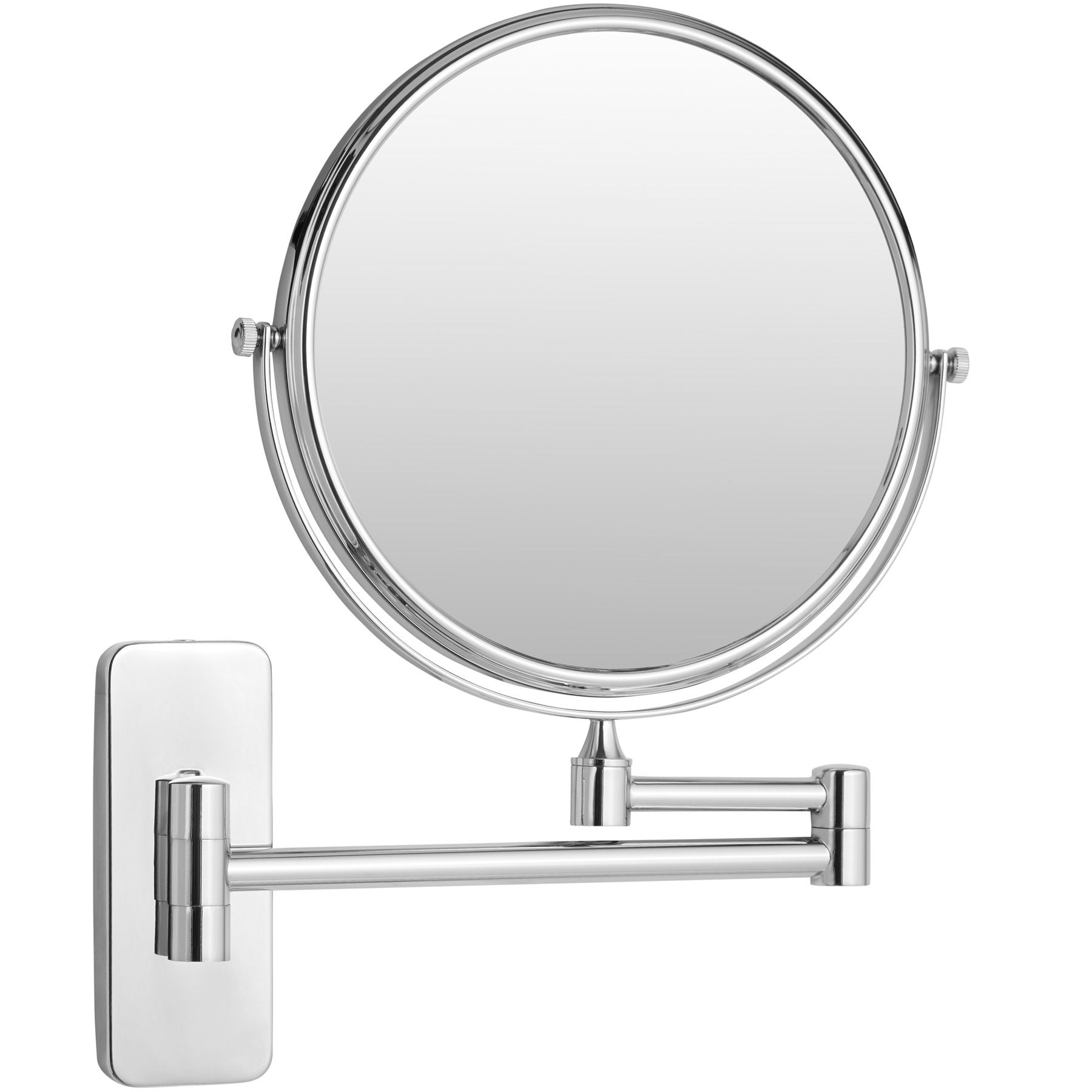 tectake Vanity Mirror 5 X Magnification - Silver