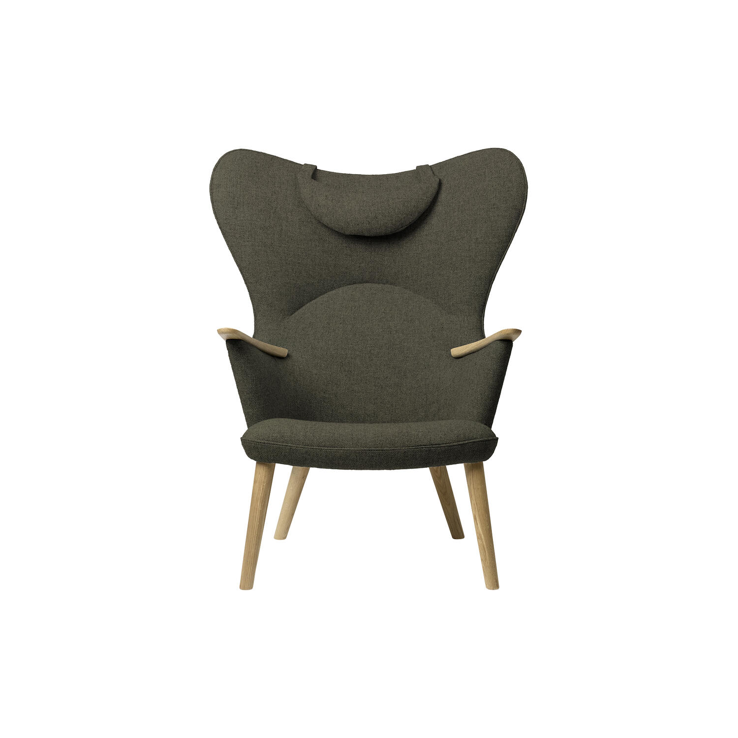 CH78 Mama Bear loungestol, green/s&aelig;bebehandlet eg