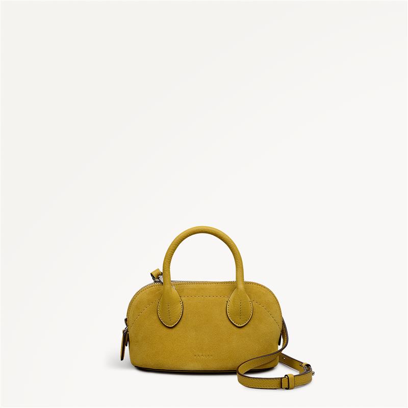 The Muriel - Suede Micro Ziptop Grab Bag - RHE18401