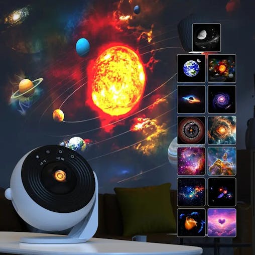 NNETM 4K HD Earth Projector PRO with 360&deg; Rotation