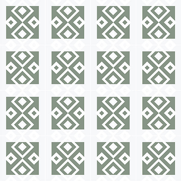 Crédence Adhésive Carrelage Vert 300 x 60 cm