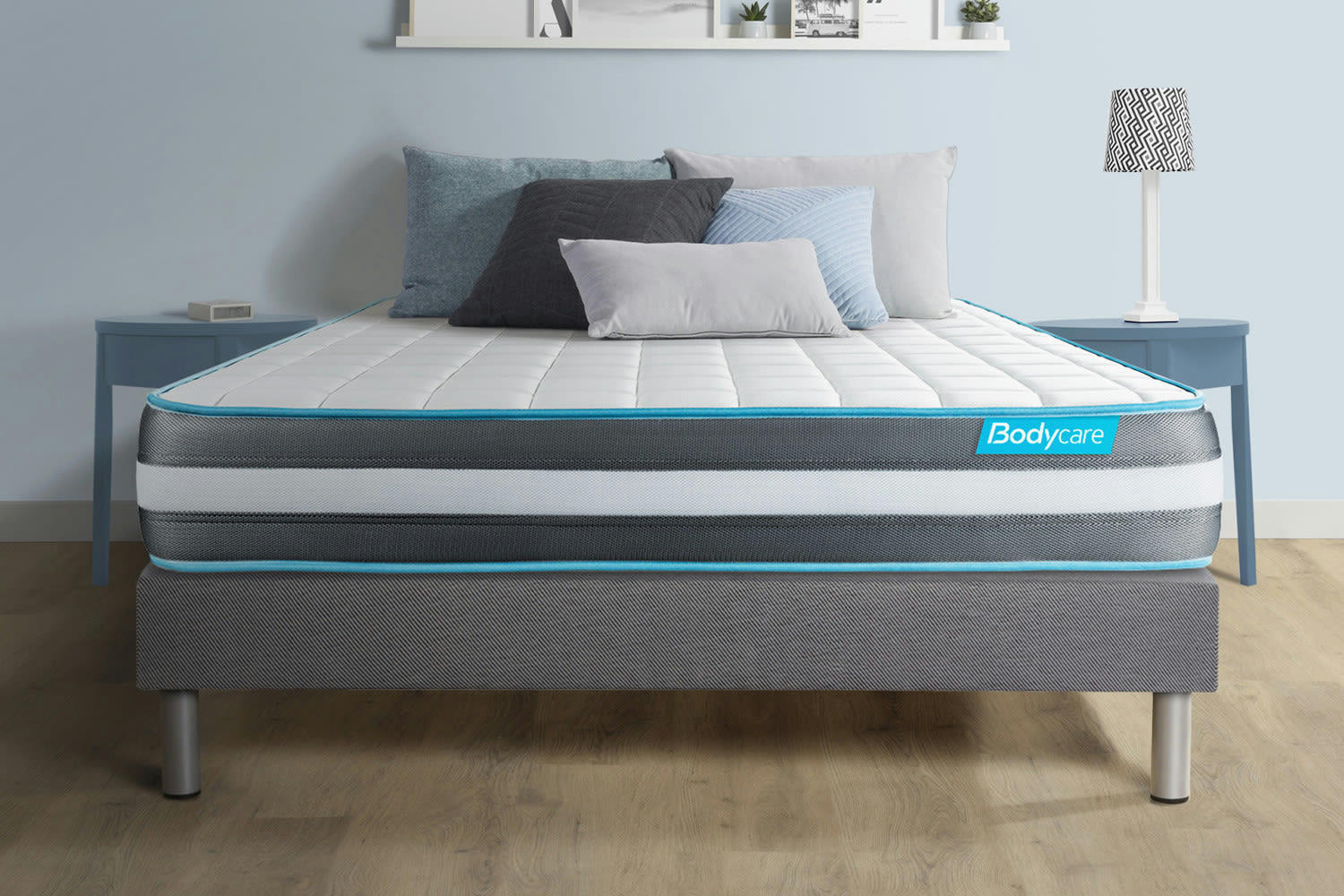 BODYFORM - Ensemble 180x200 Mémoire de forme - sommier kit