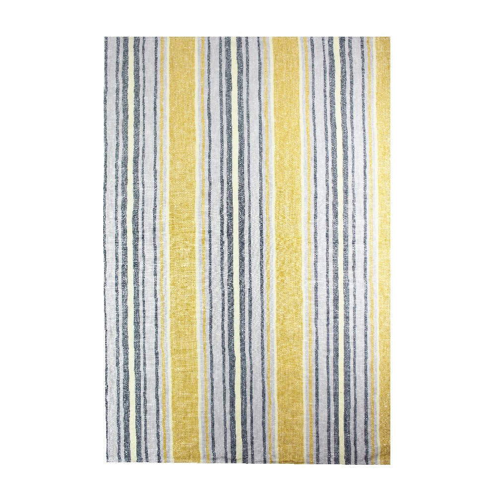 SOMBRILLA CURRY - Torchon  pur lin jaune 50x70