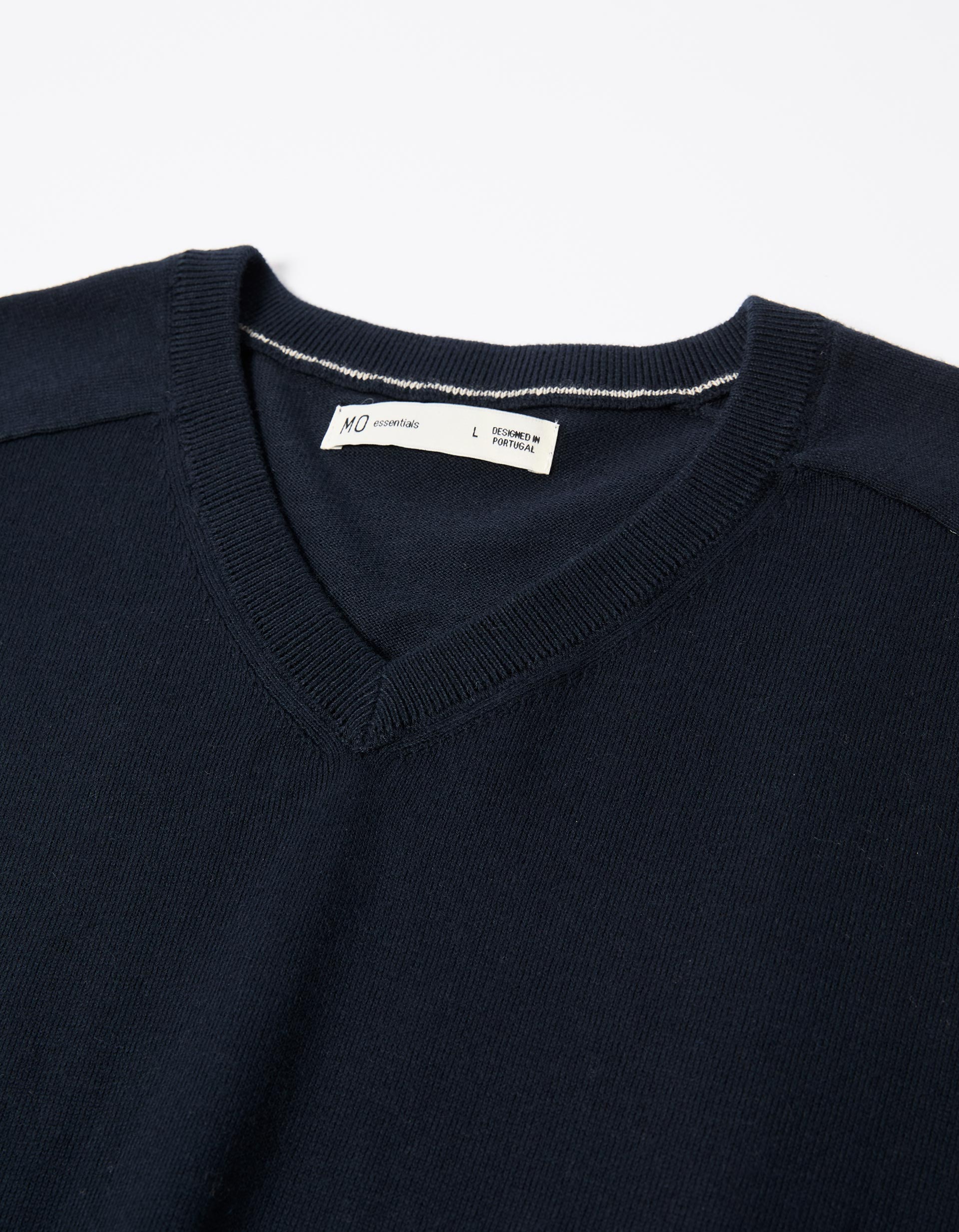 Camisola com Caxemira, Homem, Azul Escuro