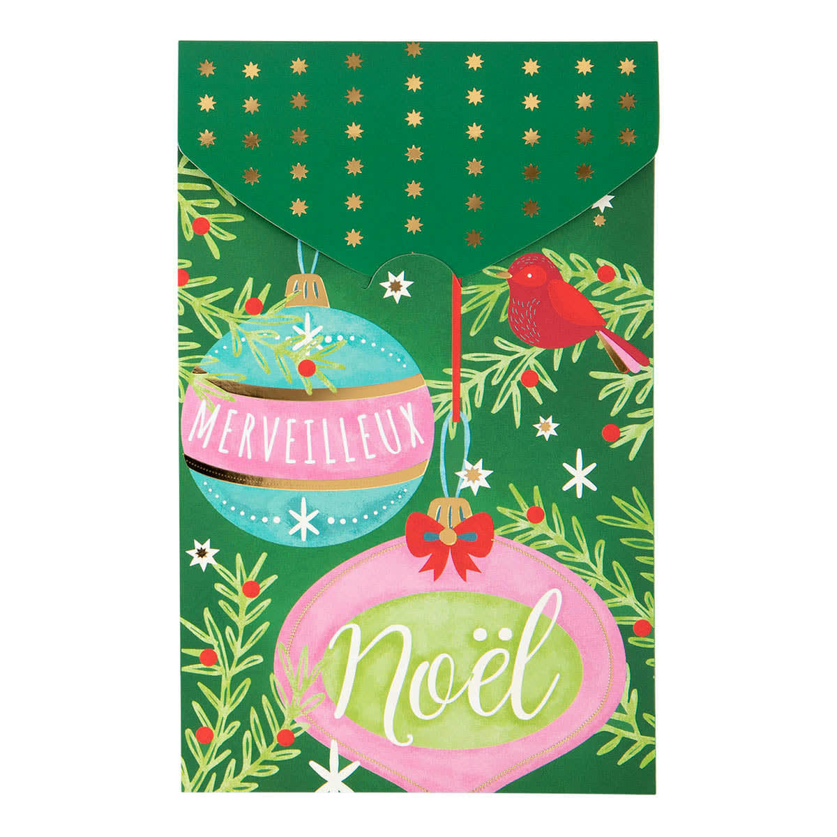 - Carte De Vœux Surprise Rouge Gorge