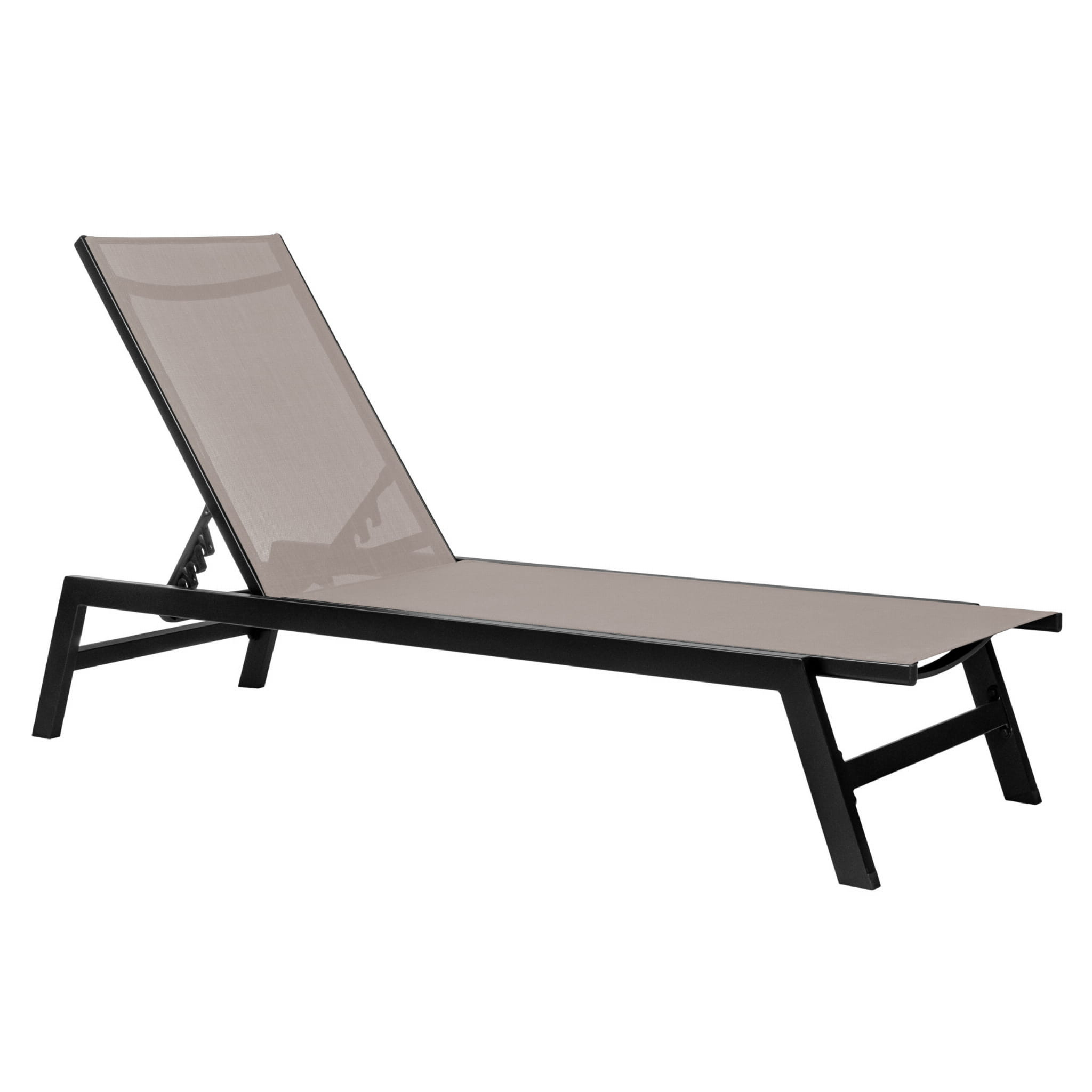 Leżak ogrodowy 60cmbeżowy aluminium