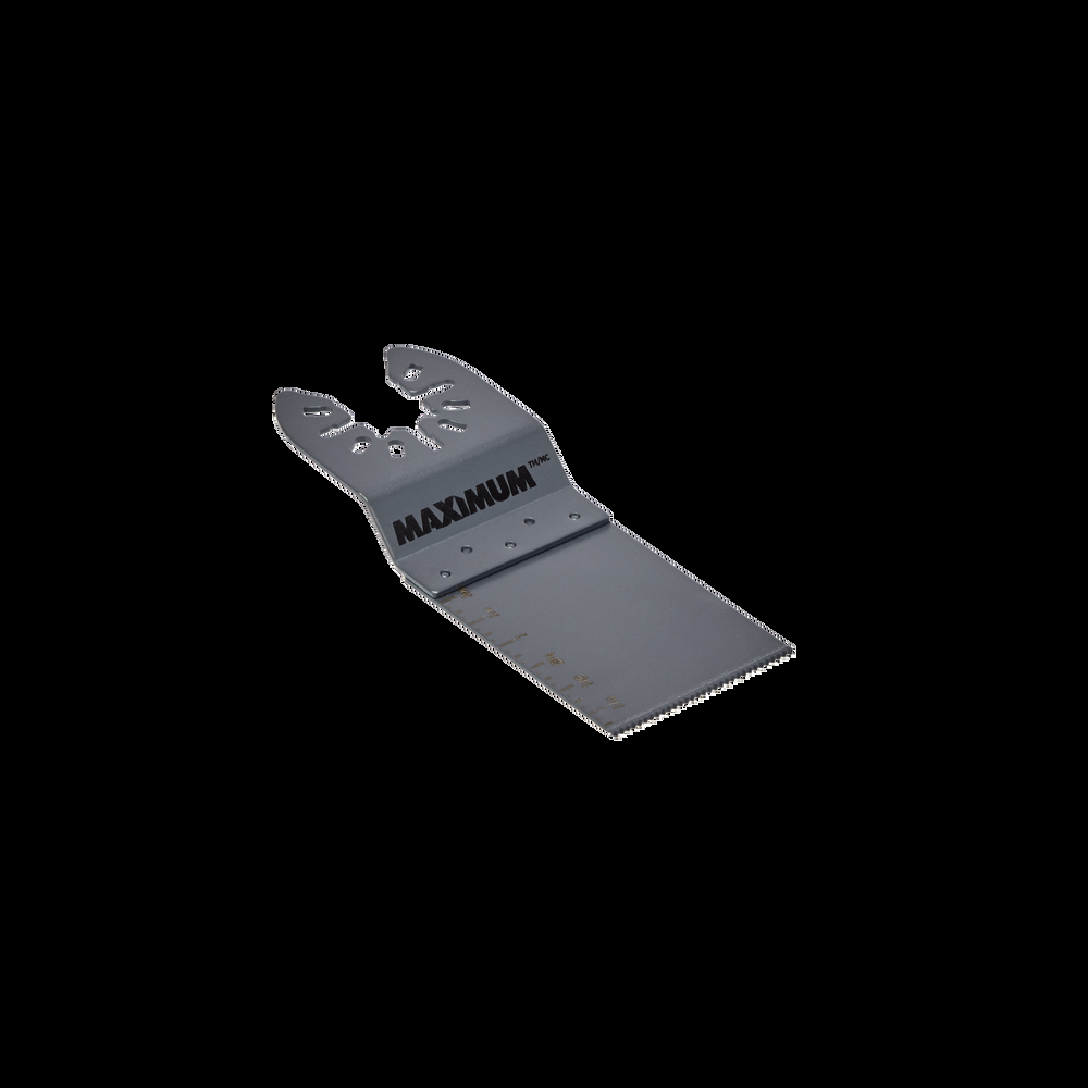 MAXIMUM Oscillating Multi-Tool Carbide Wood, Metal, Drywall & PVC Flush Cut Blade, 1-1/4-in