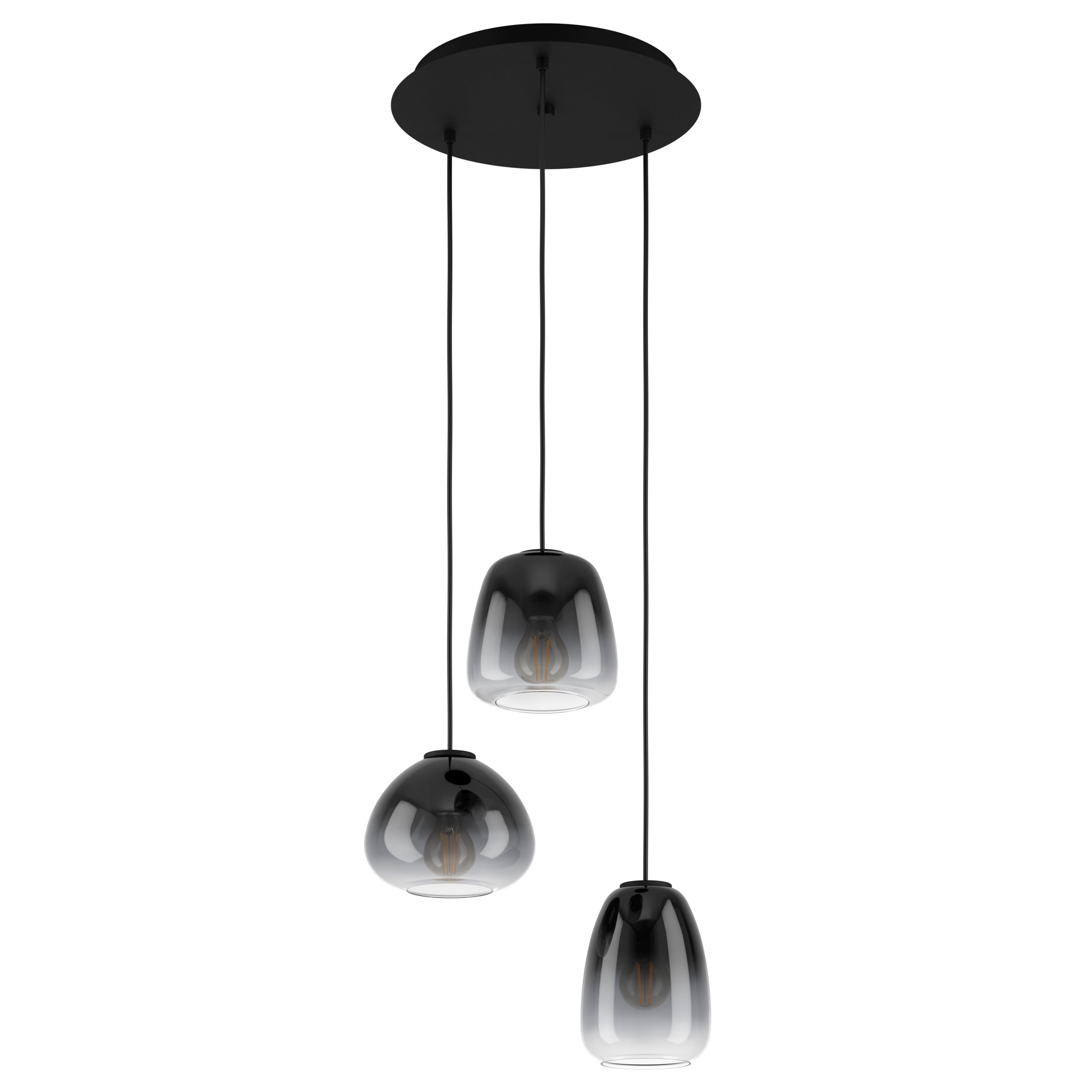 EGLO hanglamp Aguilares - e27 - ø 43 cm - zwart