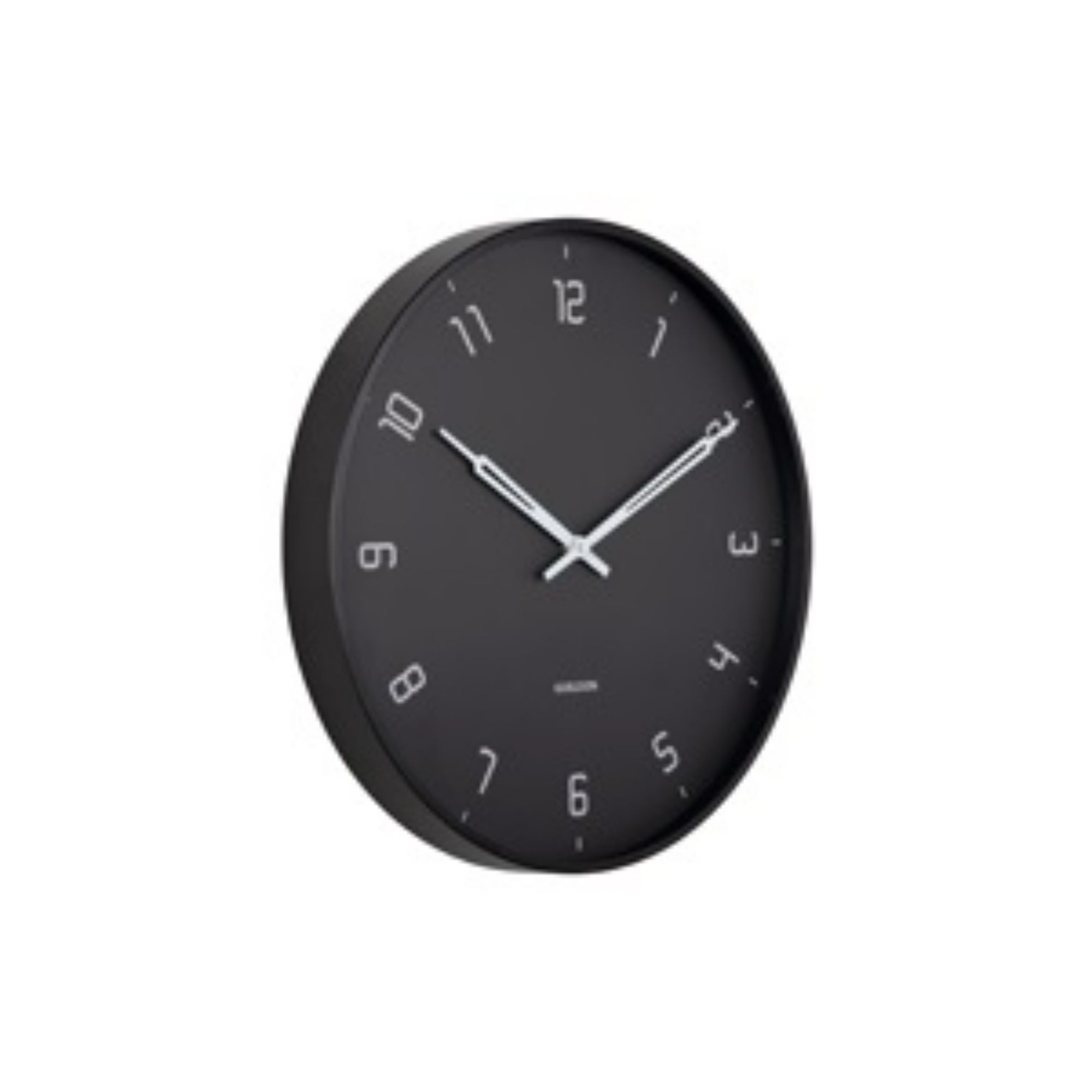 Karlsson wandklok Stark - zwart - Ø40cm