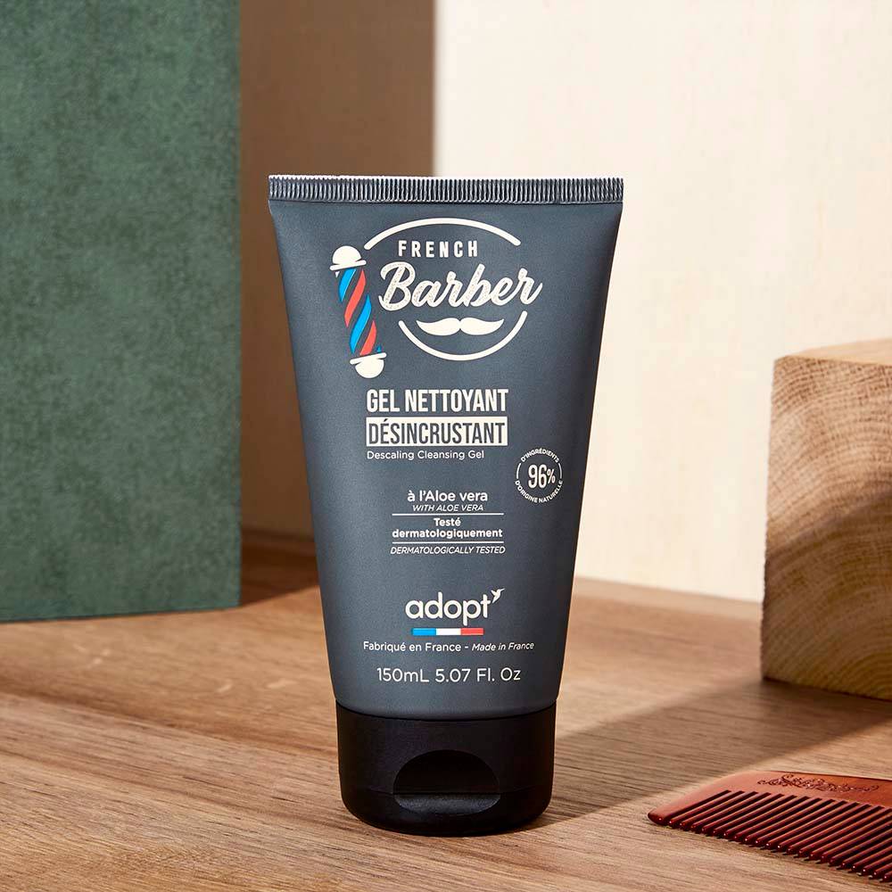 French barberGel nettoyant désincrustant 150 ml