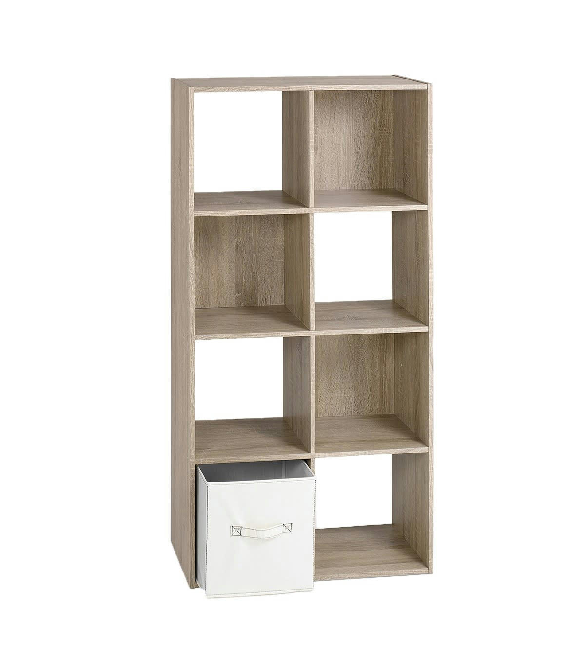 - Etagère rangement avec 8 cases - Marron
