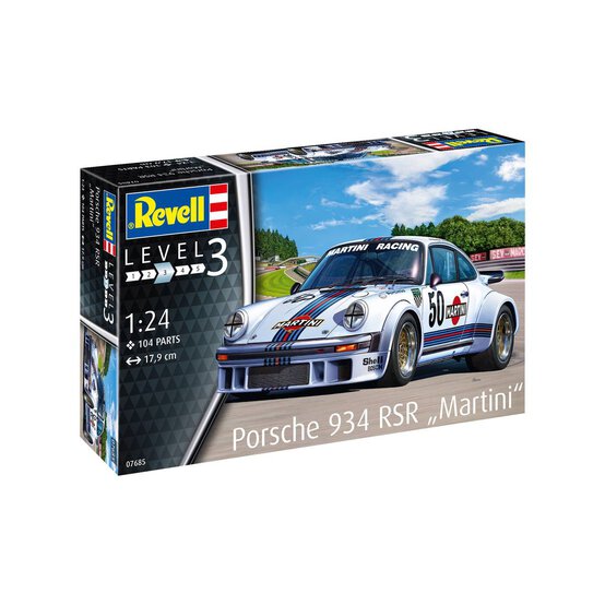 Revell Porsche 934 RSR Martini Model Kit 1:24