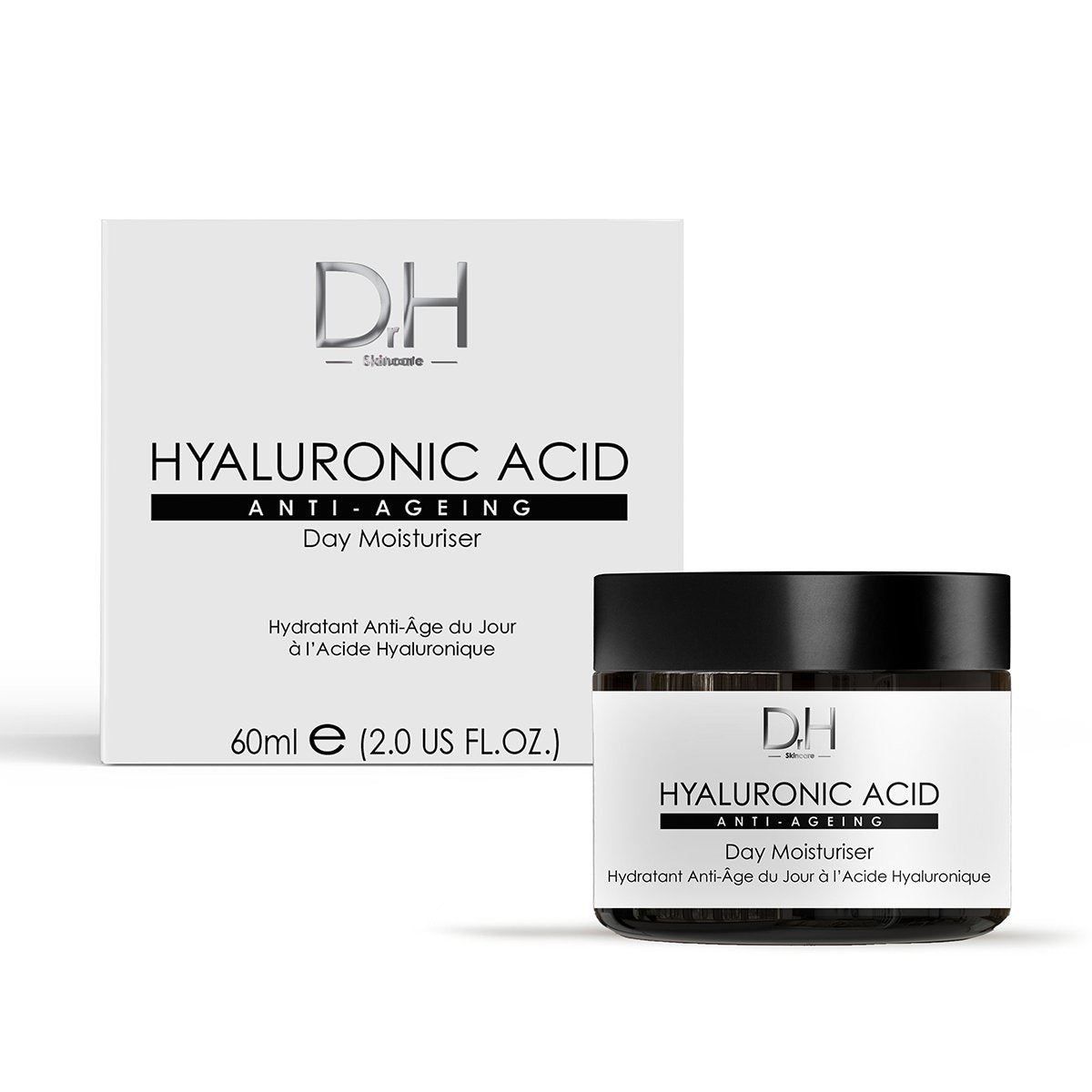 Dr H Anti-Ageing Hyaluronic Acid Facial Serum   Day Moisturiser for Plumping and Moisturising