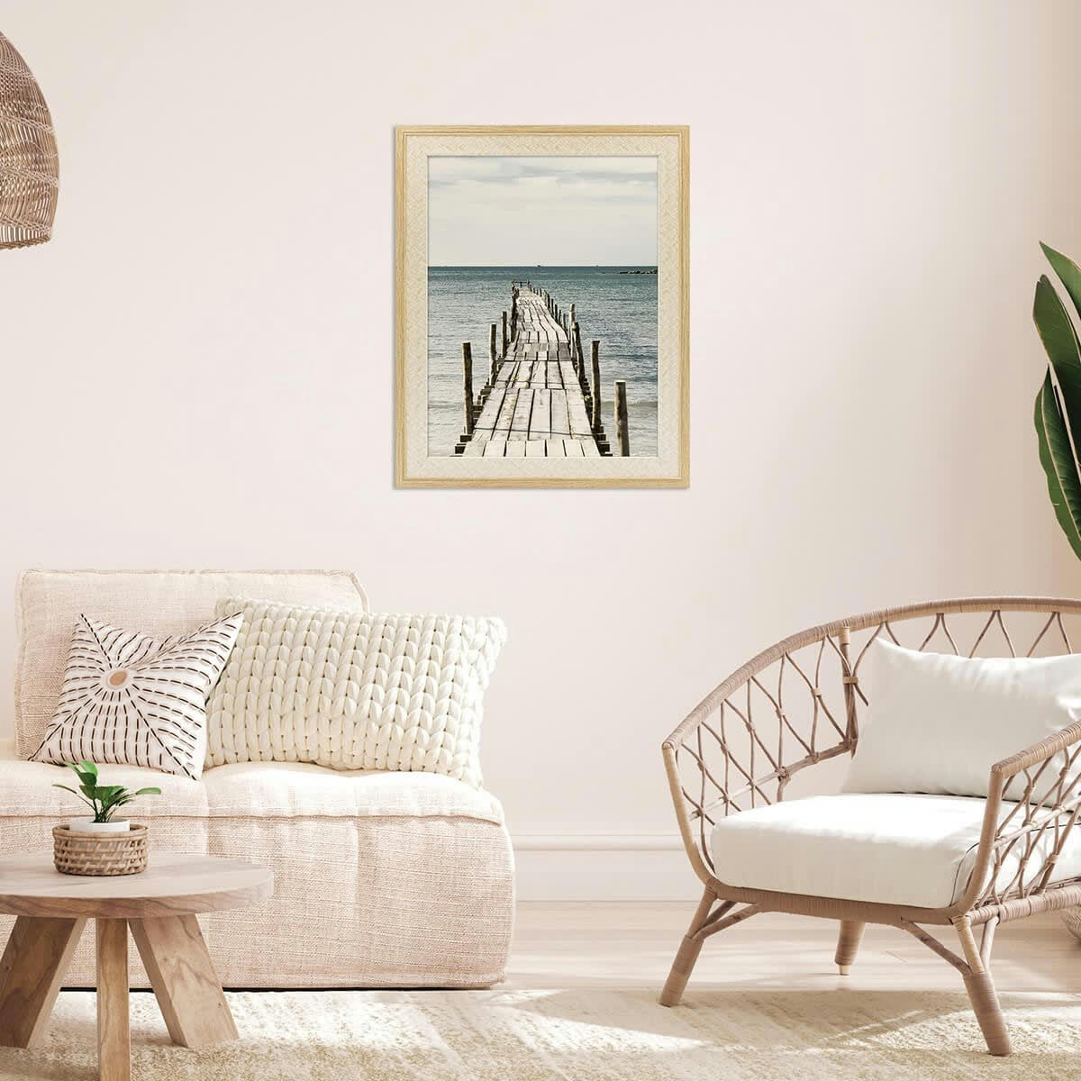 PALMA - Cadre photo bois 30x40 cm résine recyclée