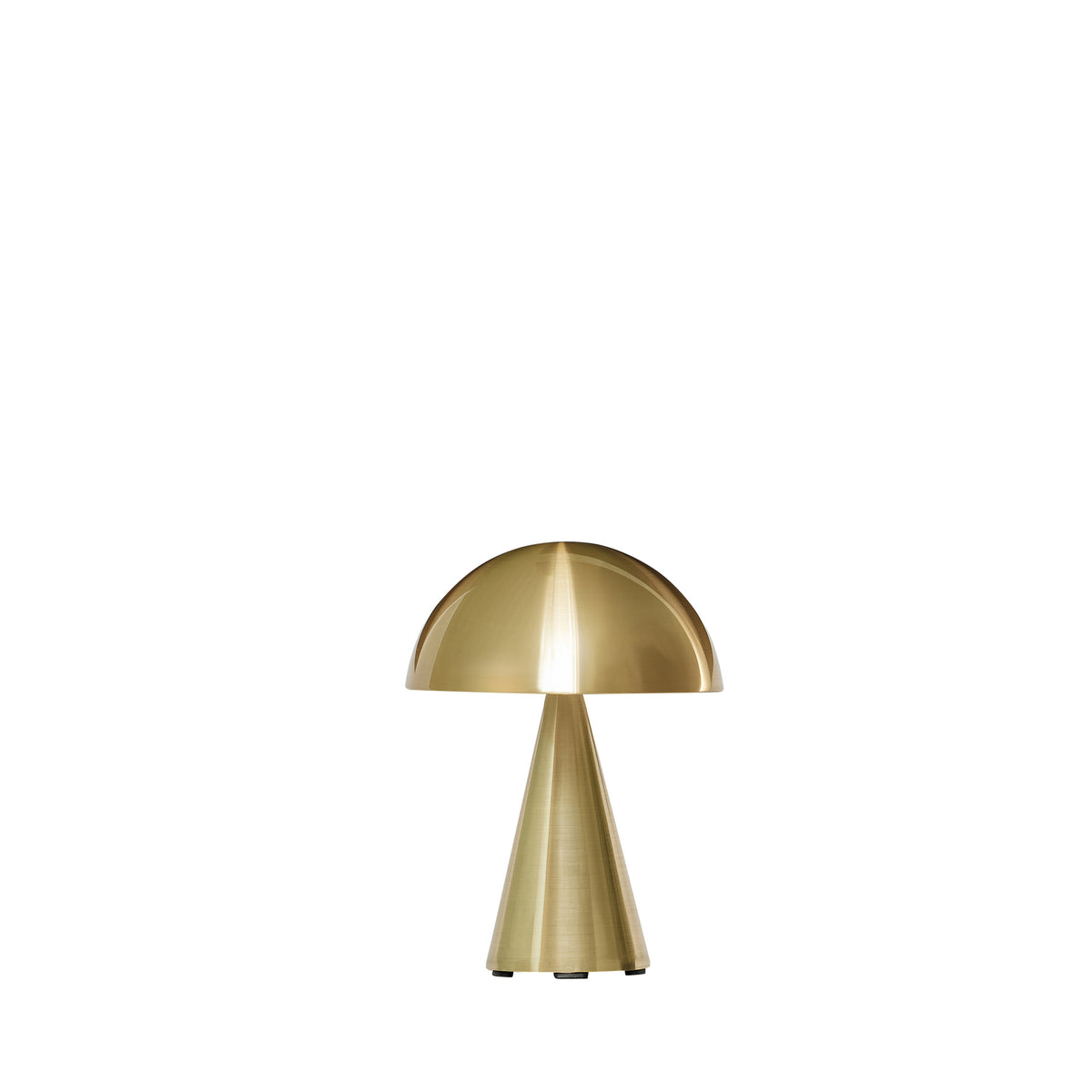 Hübsch draagbare lamp Mush - ijzer/polycarbonaat - ø15xh20cm led