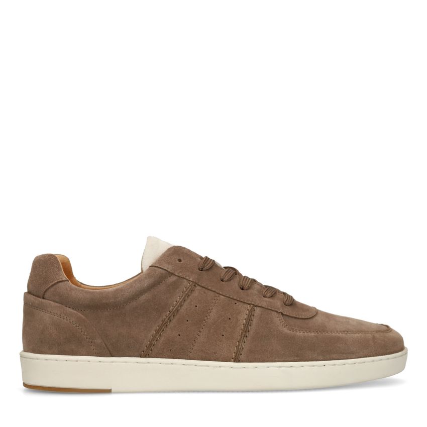 Manfield Taupe suède sneakers