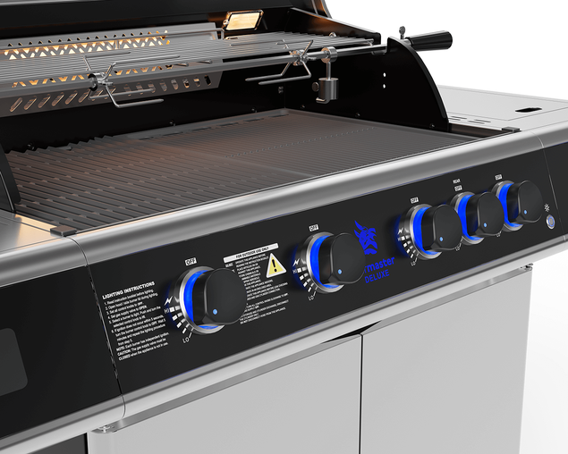 Beefmaster Deluxe T-Series 4 Burner BBQ