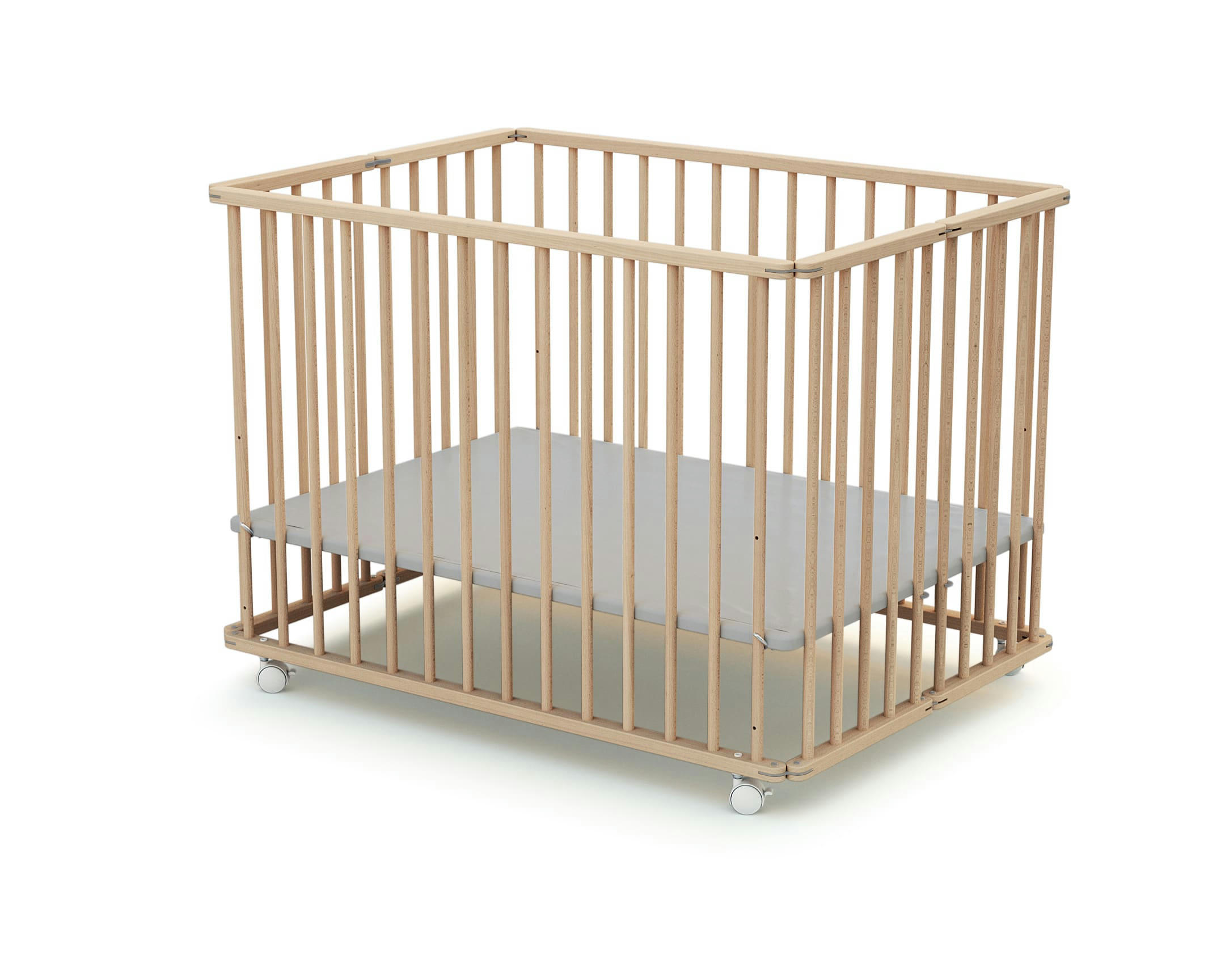 - Parc pliant 70x100 hêtre brut