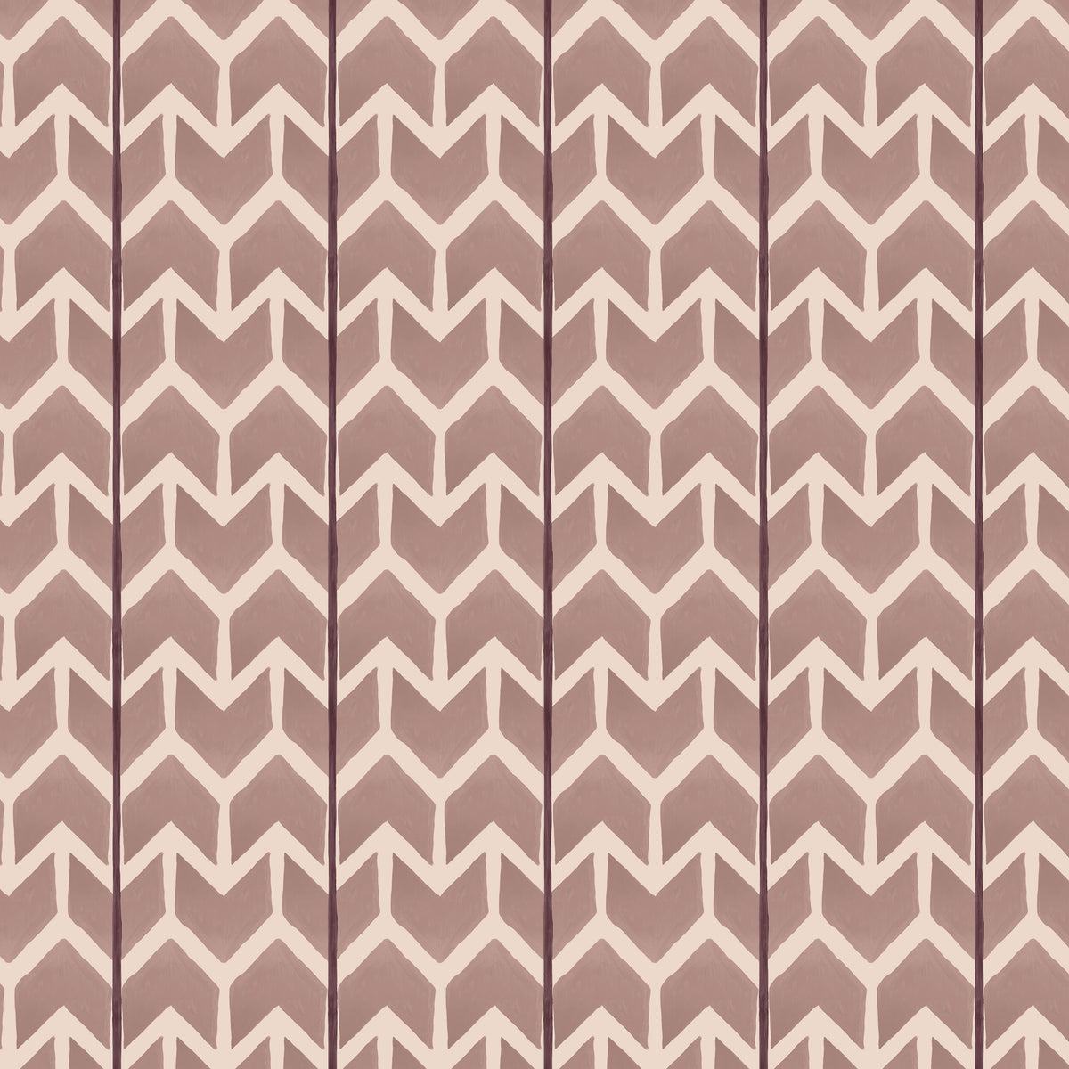 Catchii Behang Ikat Arrows lilac/off white