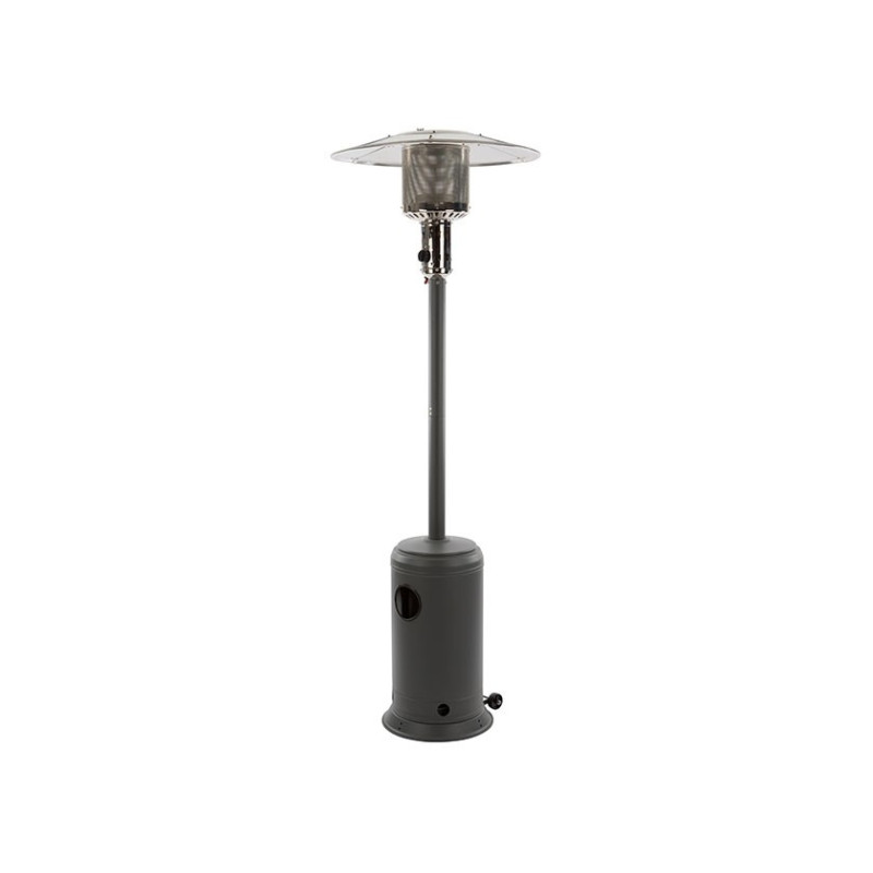 Chauffage de terrasse au gaz Champion gris foncé 13,5 kW