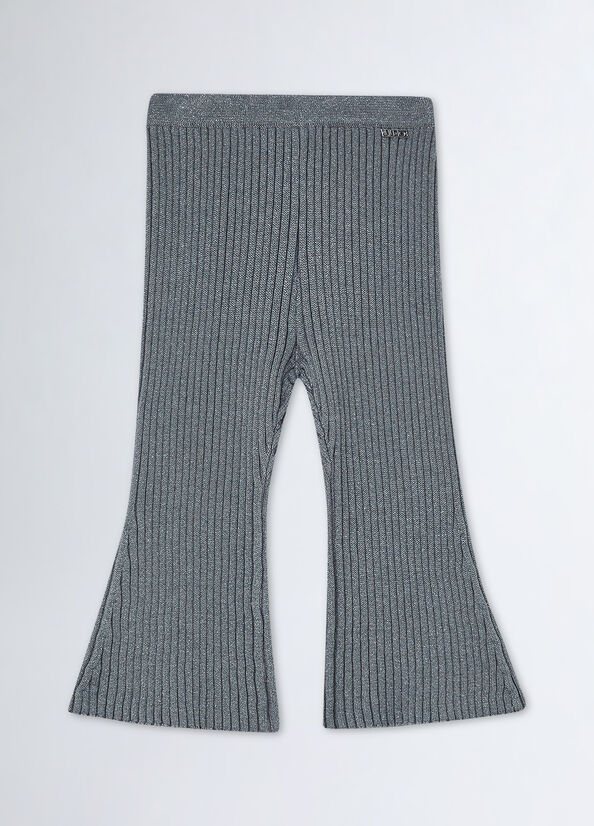 Pantaloni in misto lana lurex&reg;