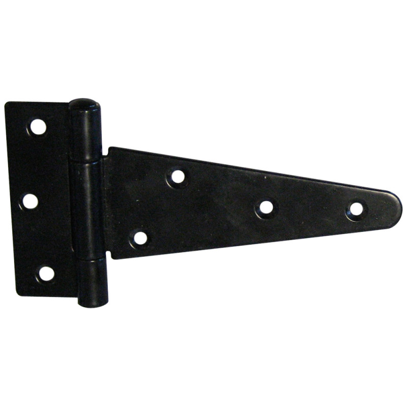 Penture T américaine lourde en métal noir 127 mm TEKNIBOX