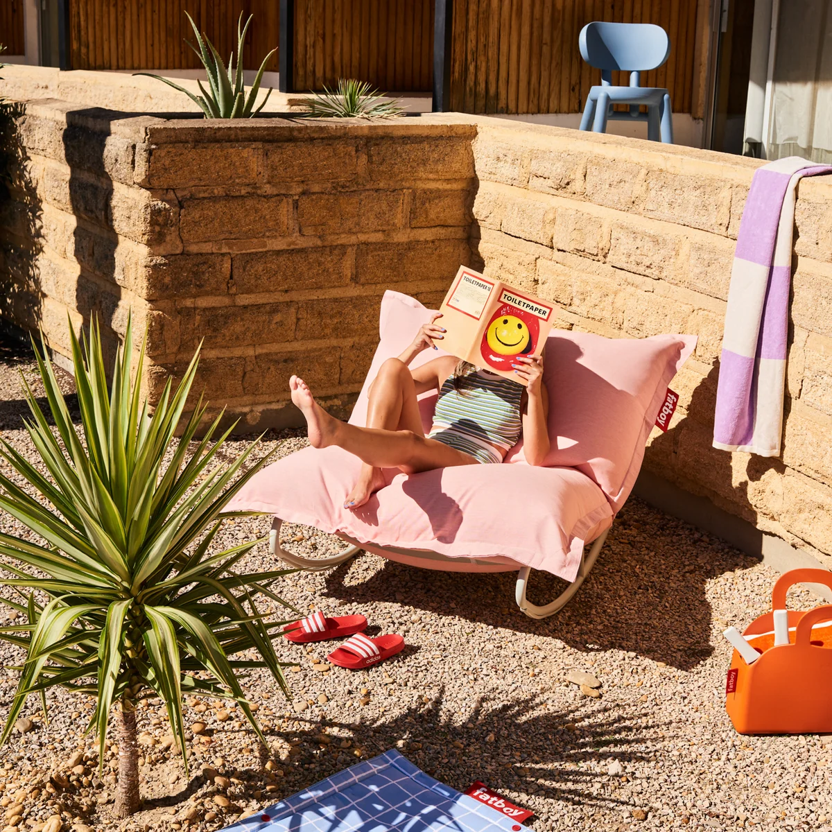 Fatboy - Rock 'n' Roll Lounge Chair   Original Outdoor Sitzsack